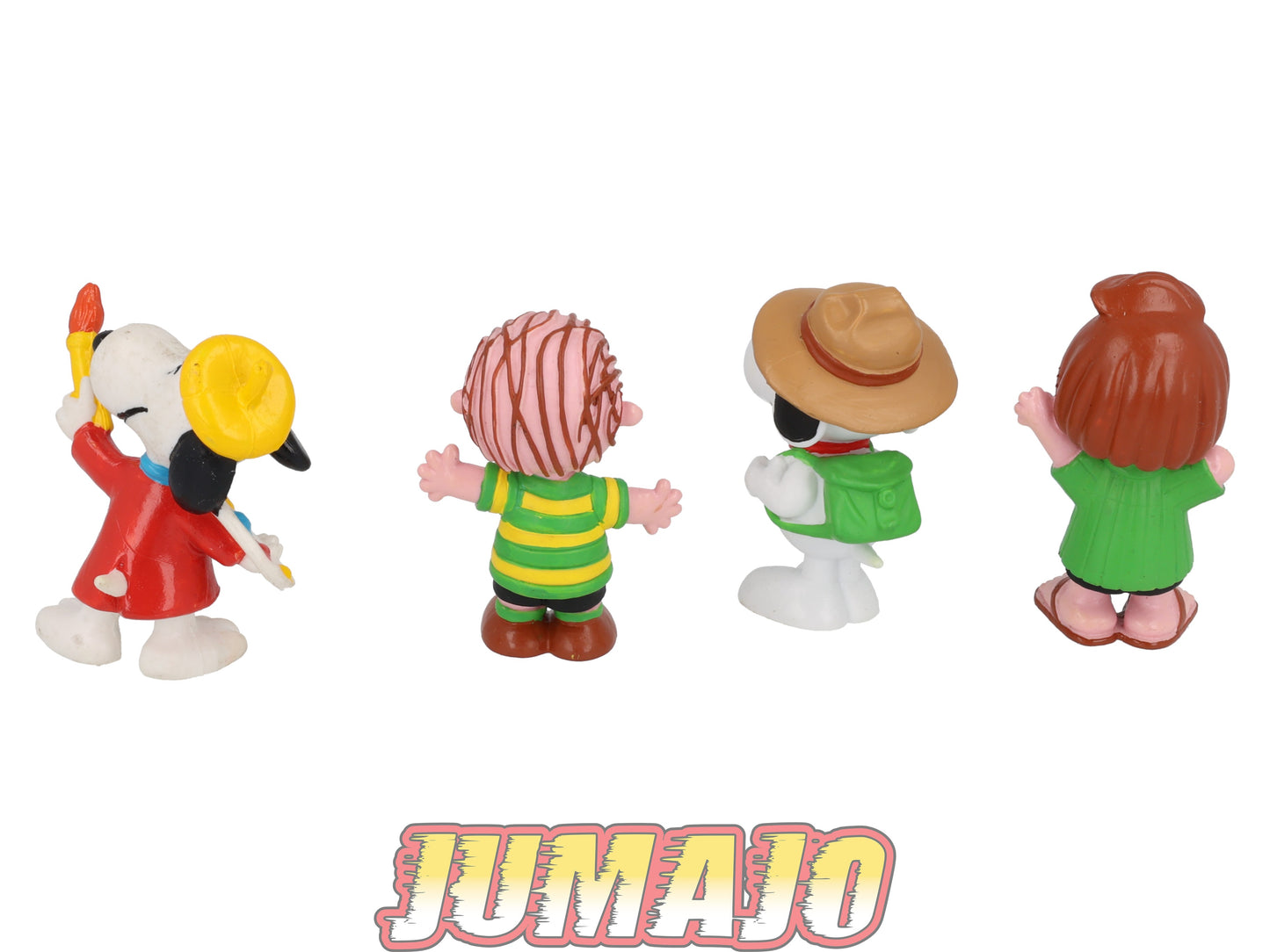 PVC18 Lot 5 figurines PVC MAIA & BORGES Snoopy Peanuts peinture 6cm