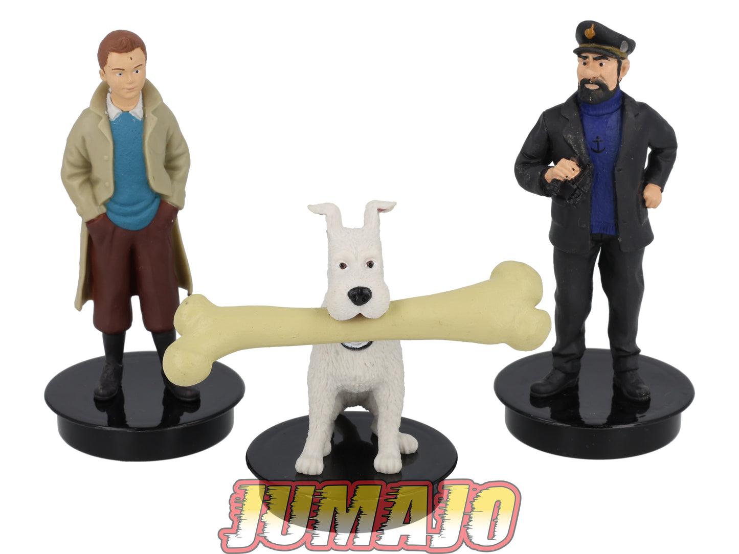 PVC23 Lot 3 figurines PVC Tintin, Tim und struppi, Kuifje Cinema PCO 9.5cm