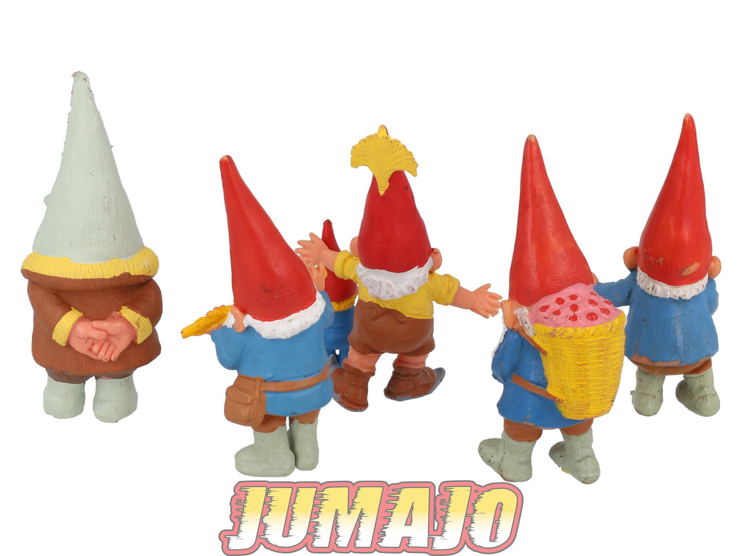 PVC27 Lot 6 figurines PVC UNIEBOEK David le gnome 9cm : OCCASION