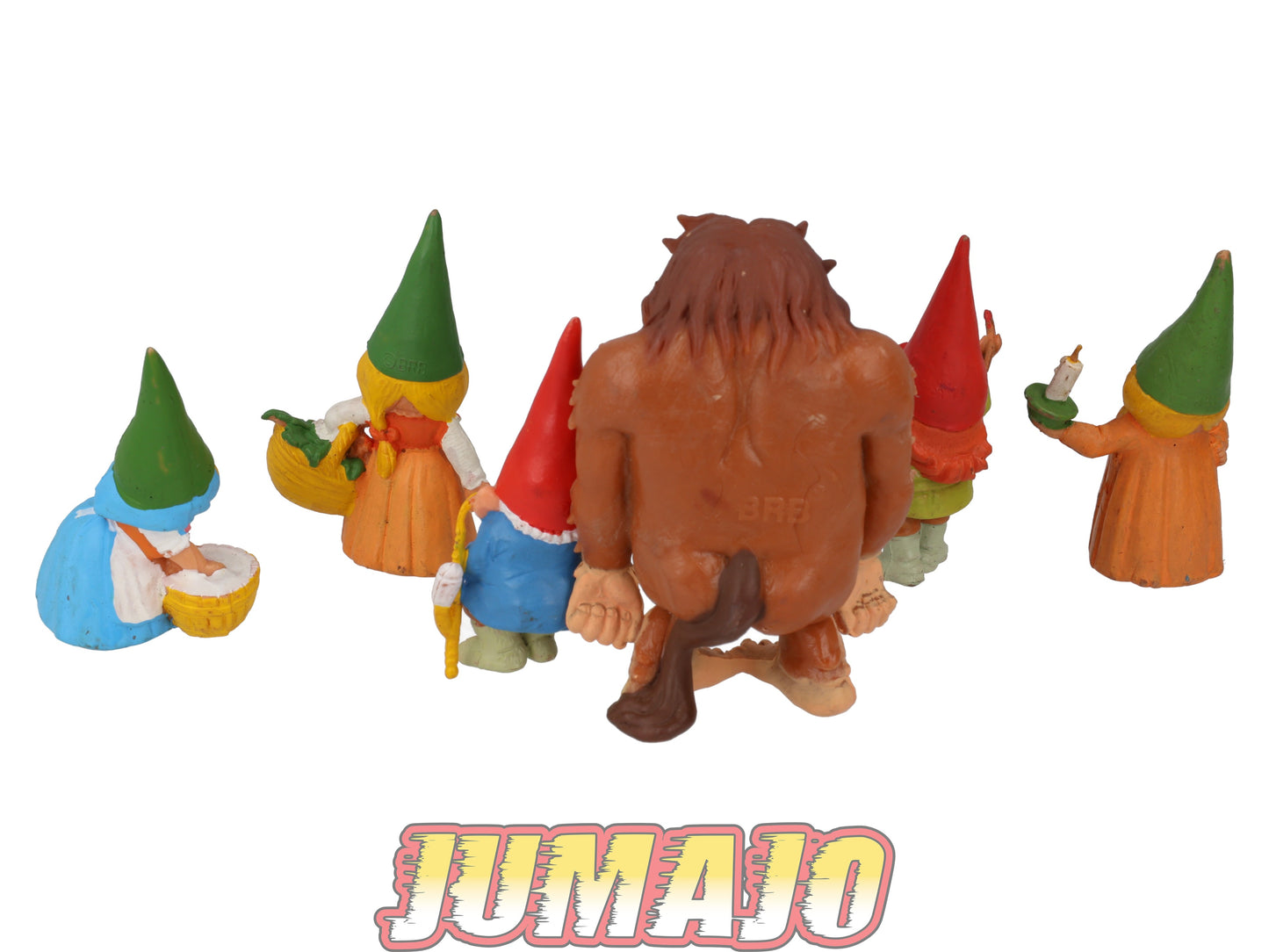 PVC29 Lot 6 figurines PVC UNIEBOEK David le gnome 10cm : OCCASION Troll