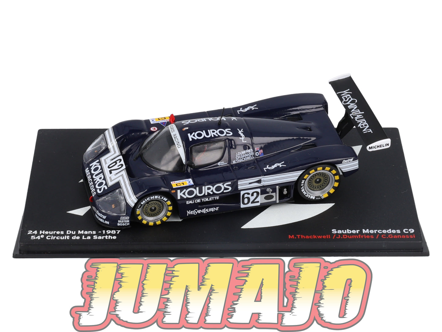 PVI18 1/43 IXO Altaya 24h du Mans : MERCEDES Sauber C9 1987 C.Thackwell #62