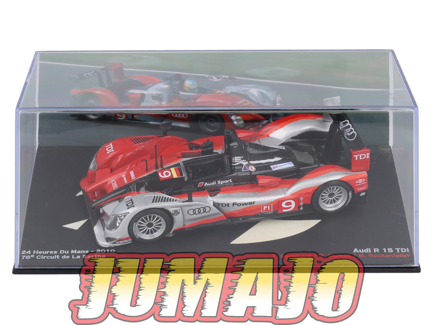 PVI3 1/43 IXO Altaya 24h du Mans AUDI R15 TDI Winner 2010 La Sarthe T.Bernhard #9