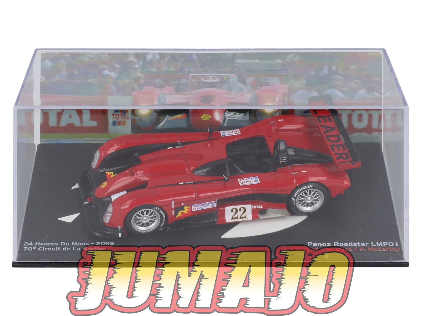 PVI44 1/43 IXO Altaya 24h du Mans : PANOZ Roadster LMP01 2002 J.Policand #22