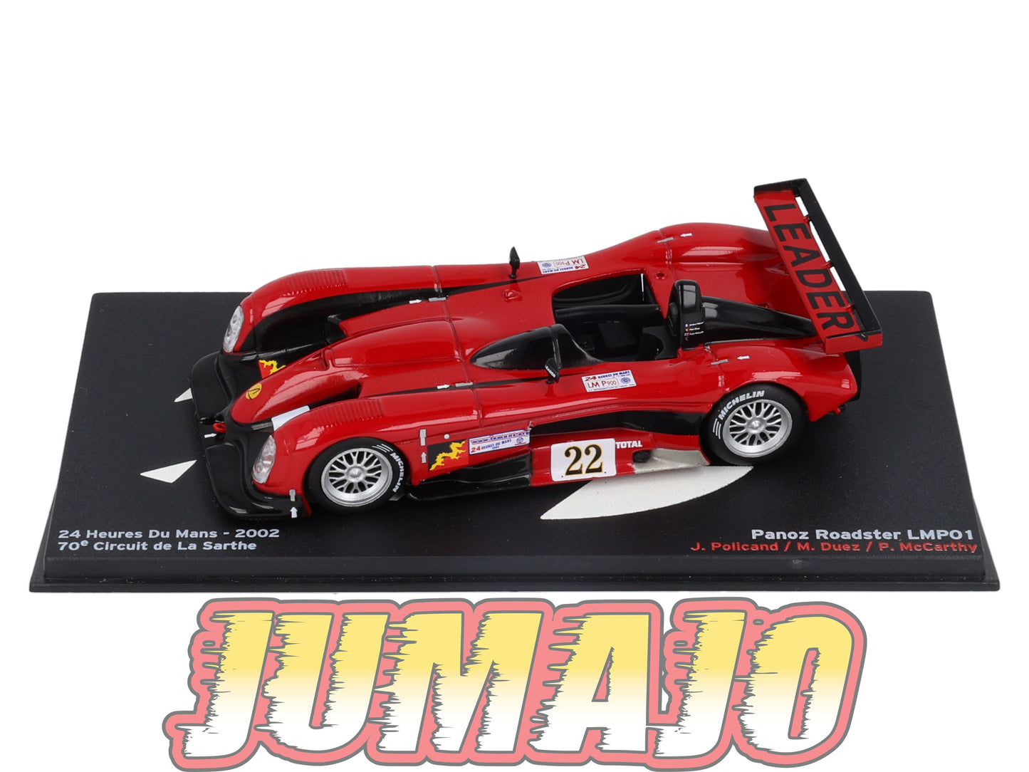 PVI44 1/43 IXO Altaya 24h du Mans : PANOZ Roadster LMP01 2002 J.Policand #22