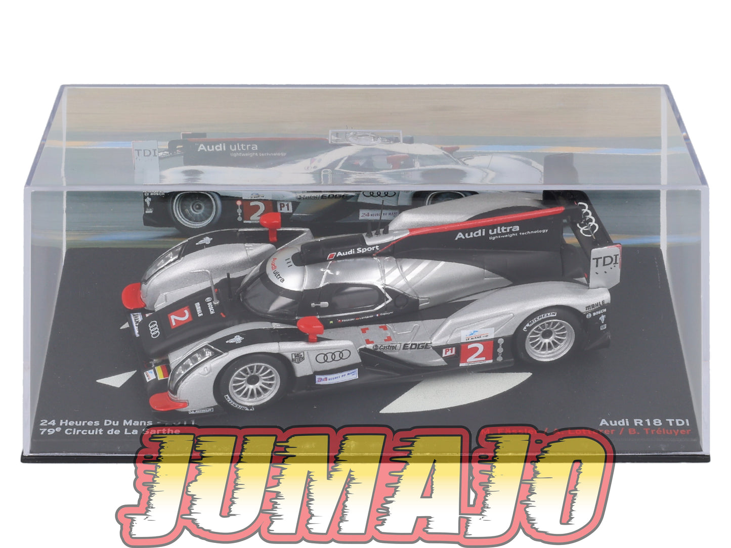 PVI46 1/43 IXO Altaya 24h du Mans : AUDI R18 TDI Winner 2011 M Fassler #2