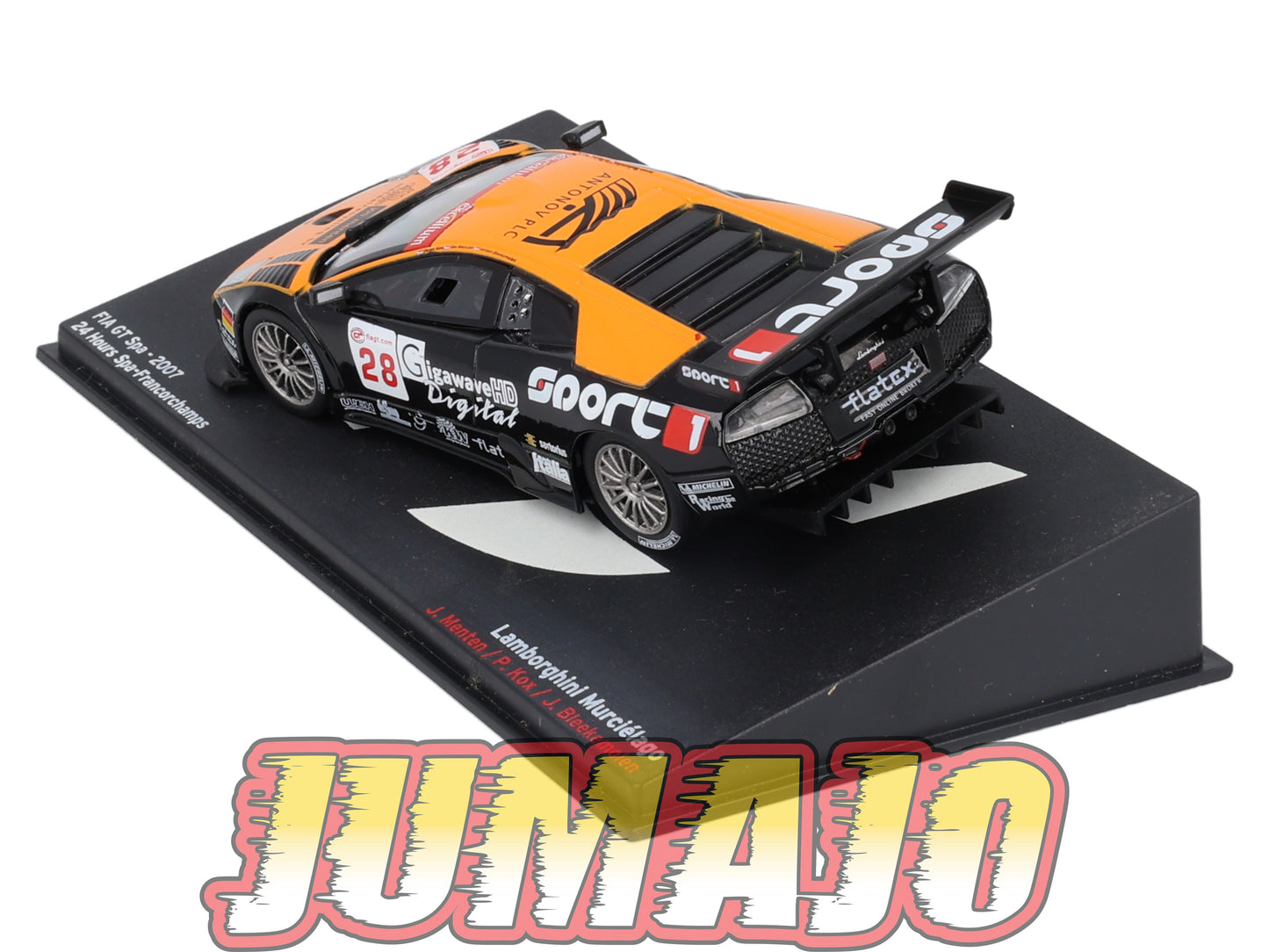 PVI6 1/43 IXO Altaya FIA GT Spa : LAMBORGHINI Murciélago 2007 J.Menten #28
