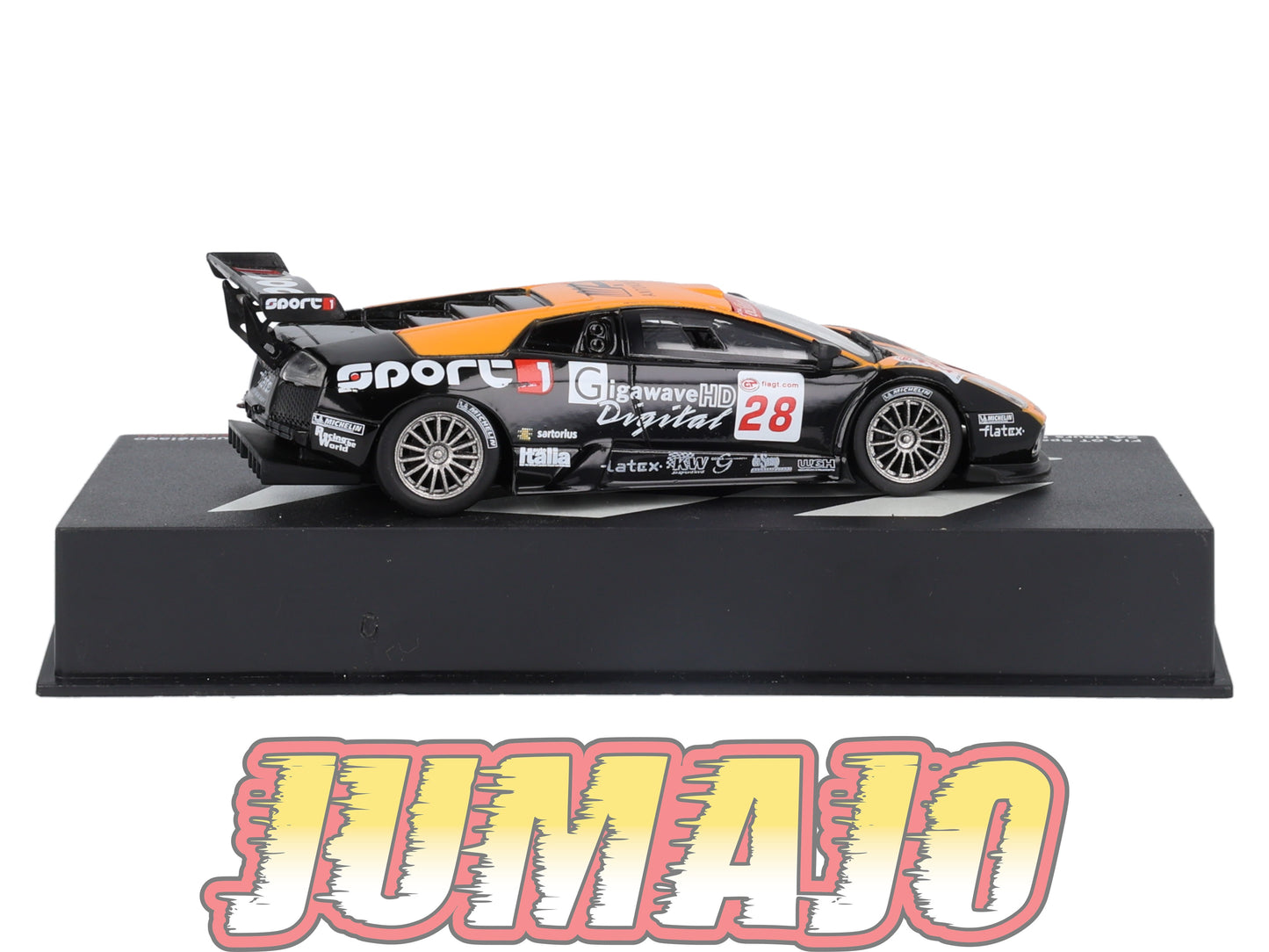 PVI6 1/43 IXO Altaya FIA GT Spa : LAMBORGHINI Murciélago 2007 J.Menten #28