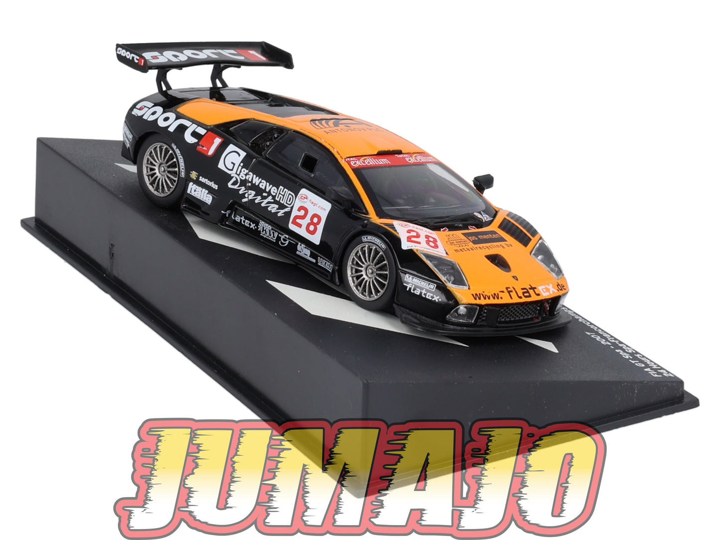 PVI6 1/43 IXO Altaya FIA GT Spa : LAMBORGHINI Murciélago 2007 J.Menten #28