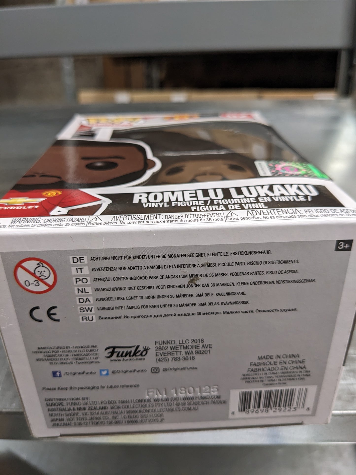 Figurine Vinyl FUNKO POP Manchester United : *OCCASION* Romelu Lukaku #02