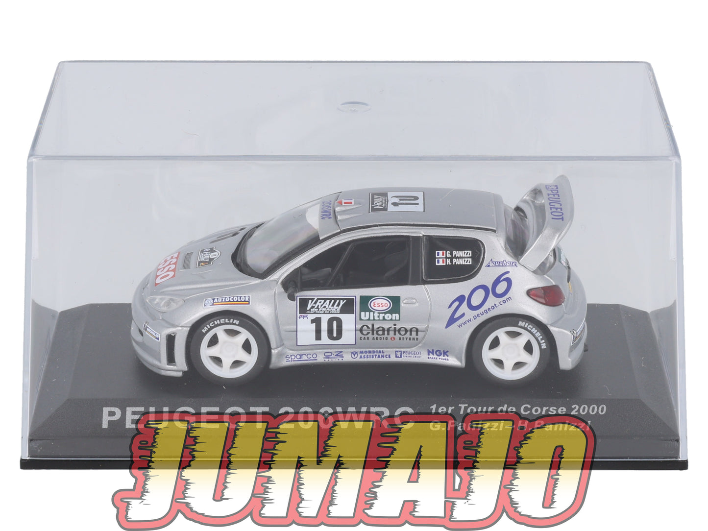 RCA101 voiture 1/43 IXO Altaya Rallye : PEUGEOT 206 WRC 2000 #10 G.Panizzi