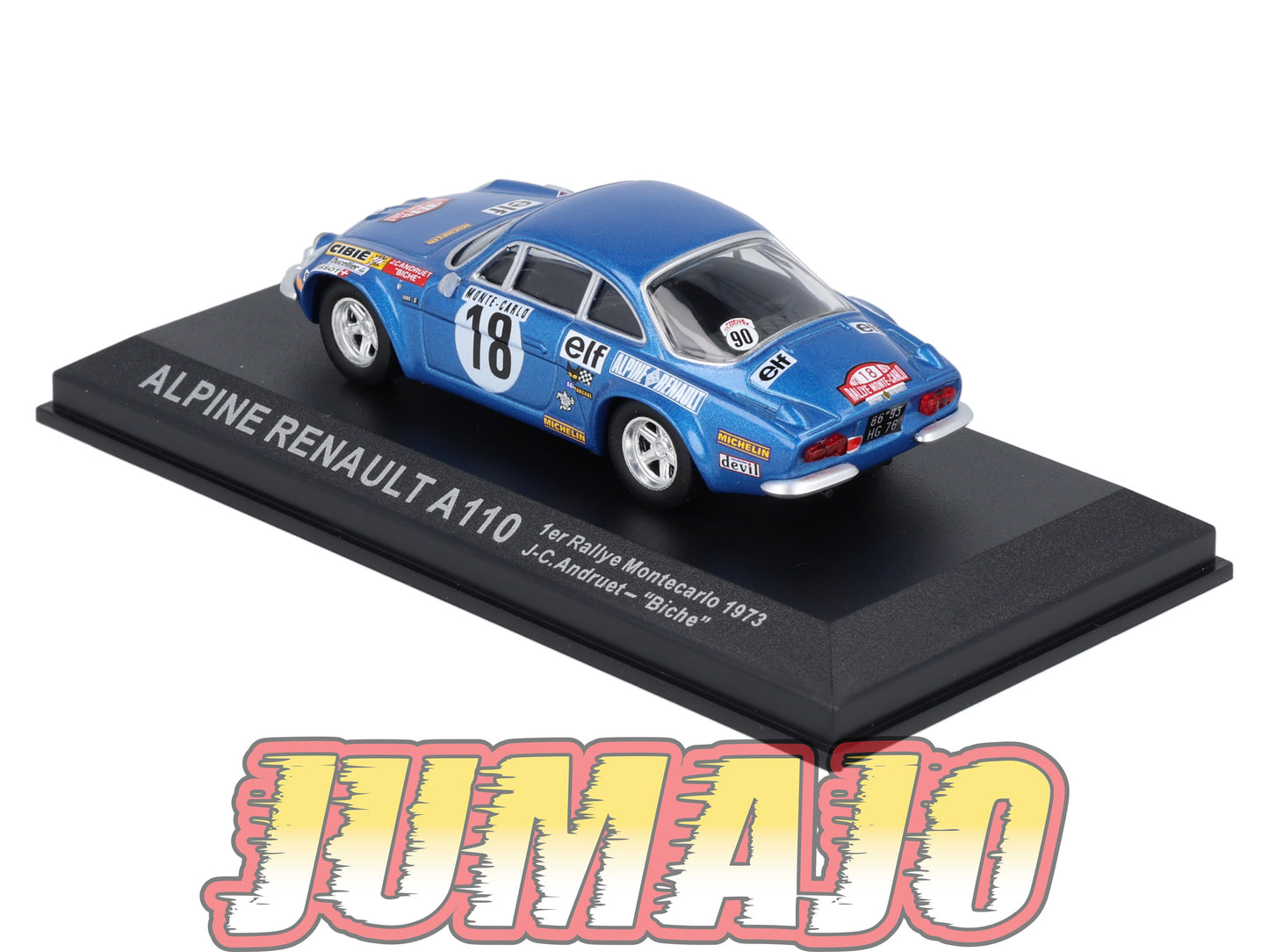RCA102 Voiture 1/43 IXO Altaya Rallye : ALPINE RENAULT A110 1973 #18 Monte-carlo Andruet