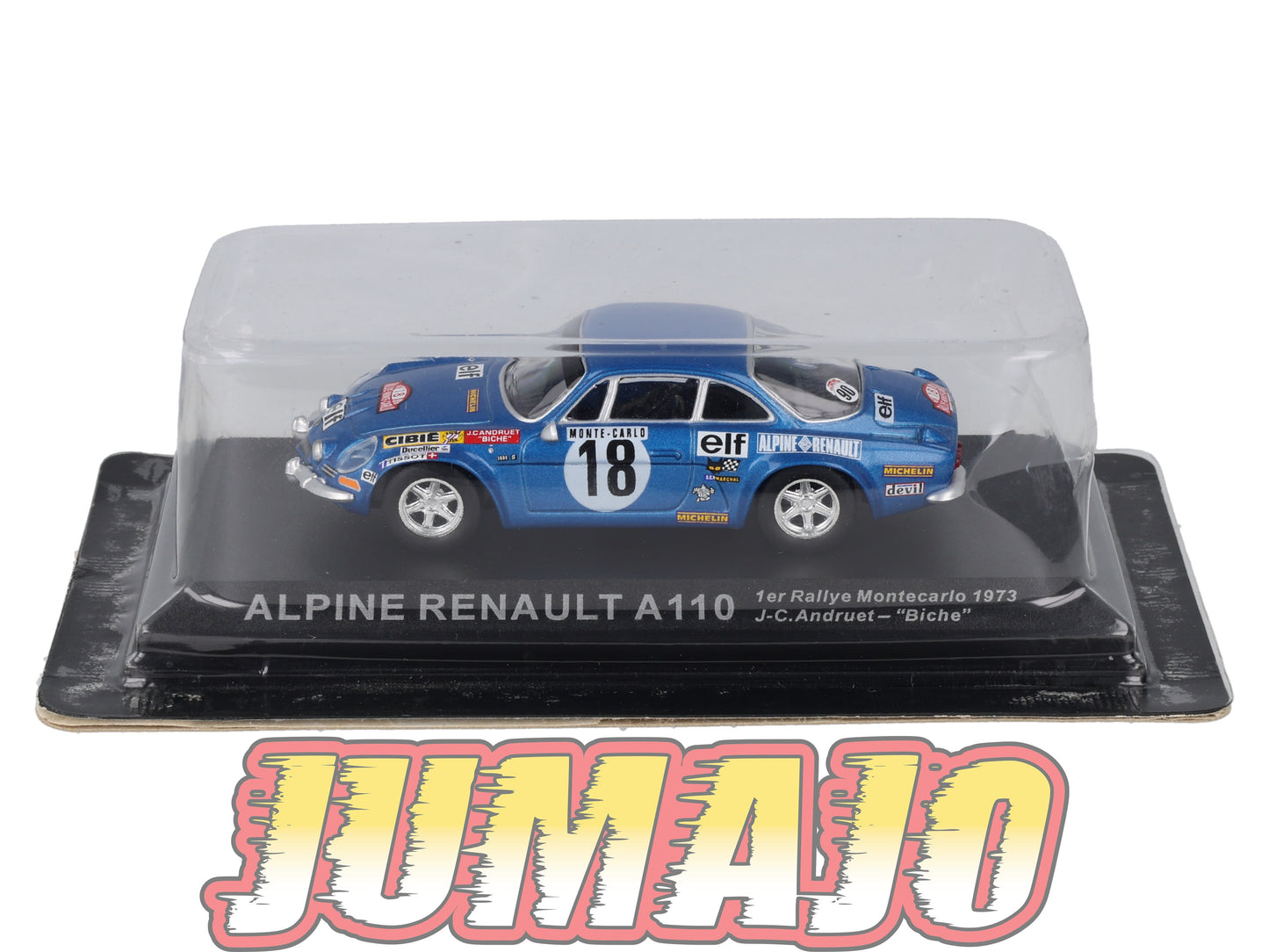 RCA102 Voiture 1/43 IXO Altaya Rallye : ALPINE RENAULT A110 1973 #18 Monte-carlo Andruet