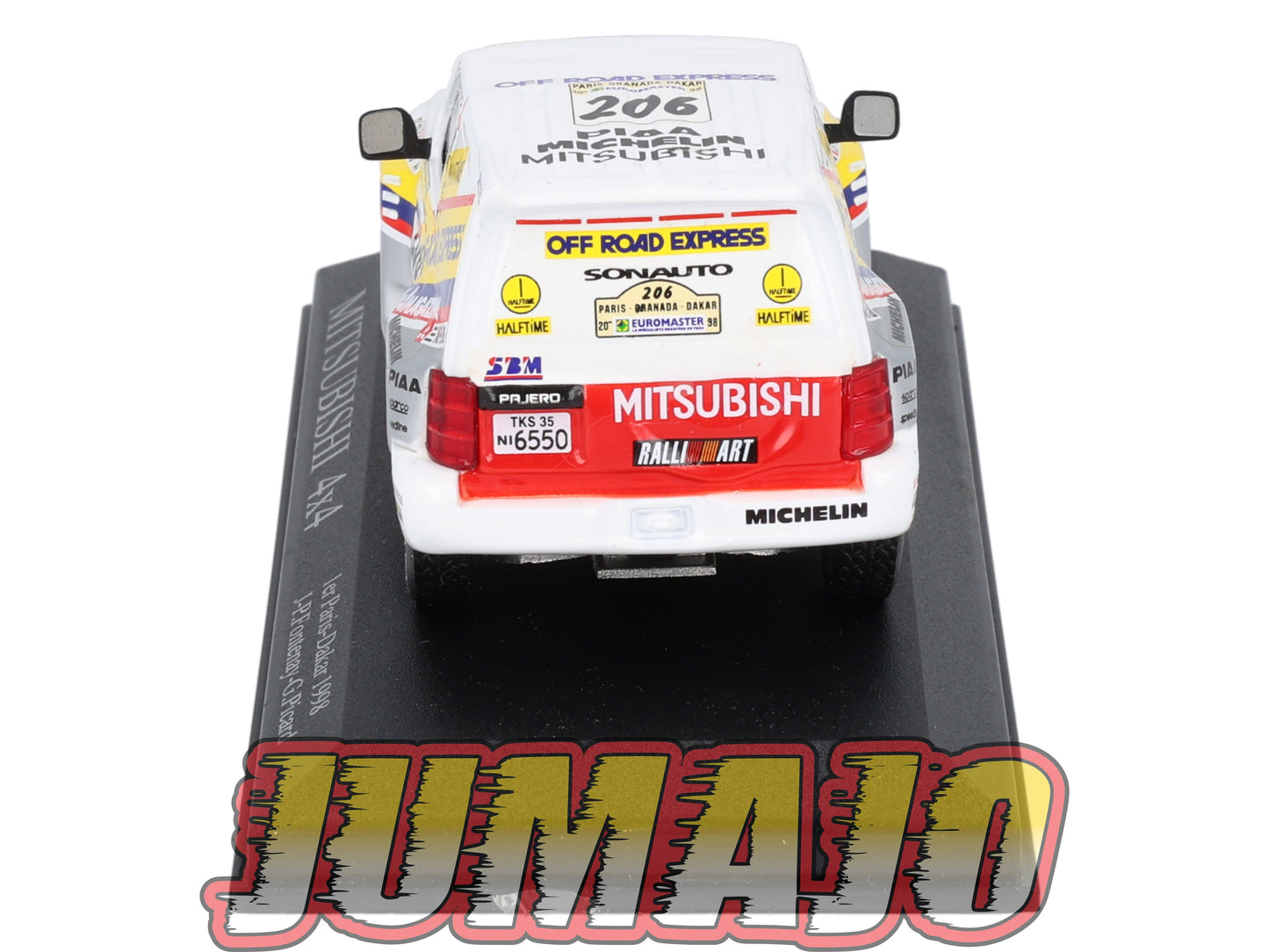 RCA105 voiture 1/43 IXO Altaya Rallye : MITSUBISHI 4x4 1998 #206 Picard
