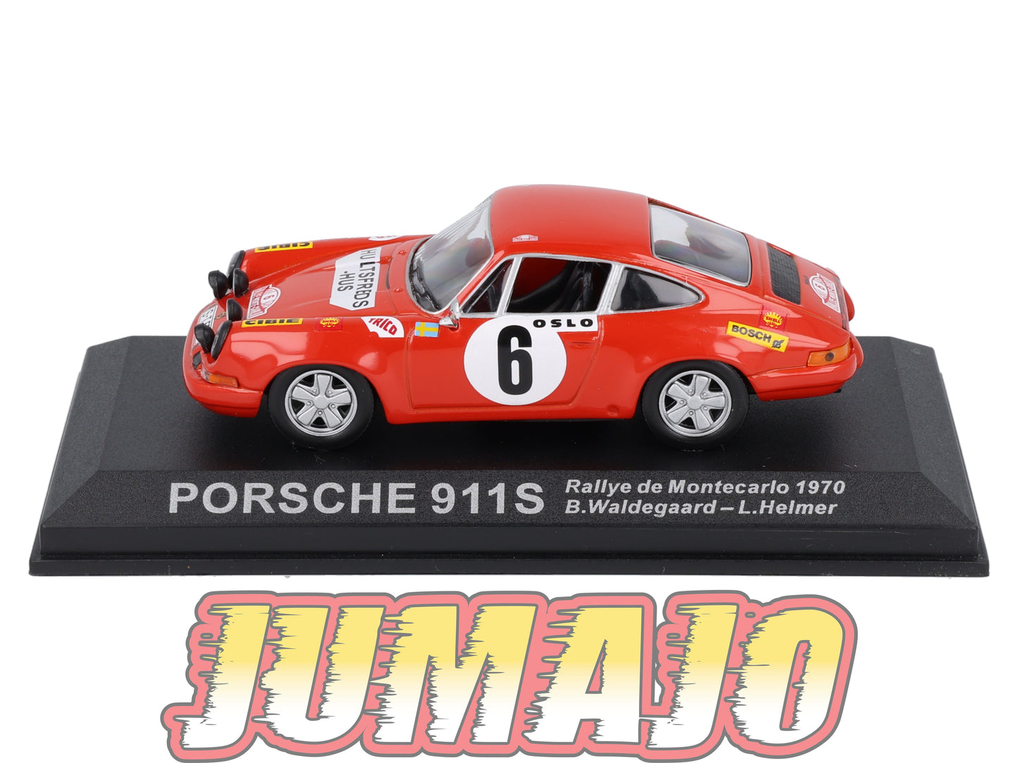 RCA107 Voiture 1/43 IXO Altaya Rallye : PORSCHE 911S 1970 #6 Monte-carlo Waldegard