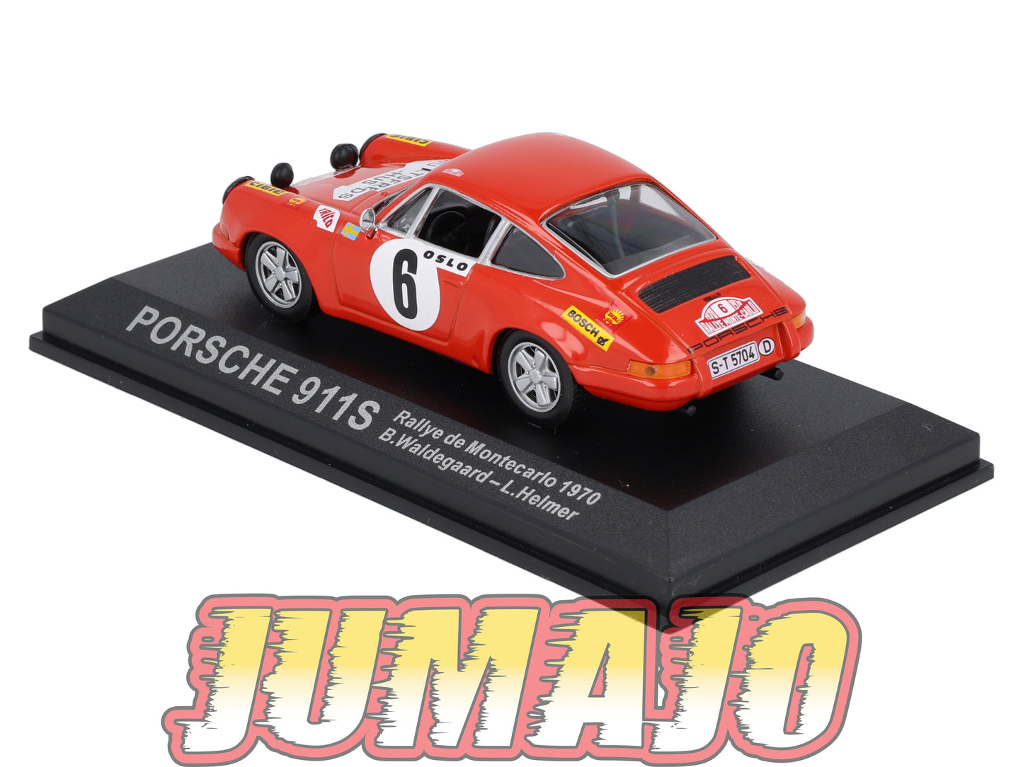 RCA107 Voiture 1/43 IXO Altaya Rallye : PORSCHE 911S 1970 #6 Monte-carlo Waldegard