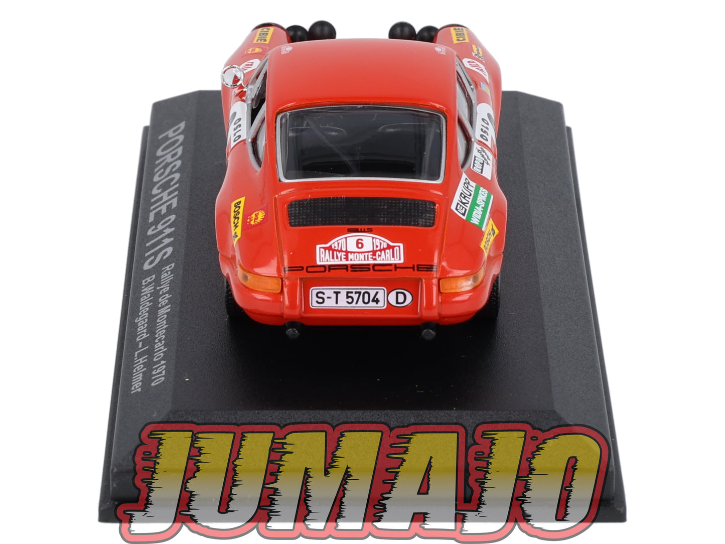 RCA107 Voiture 1/43 IXO Altaya Rallye : PORSCHE 911S 1970 #6 Monte-carlo Waldegard