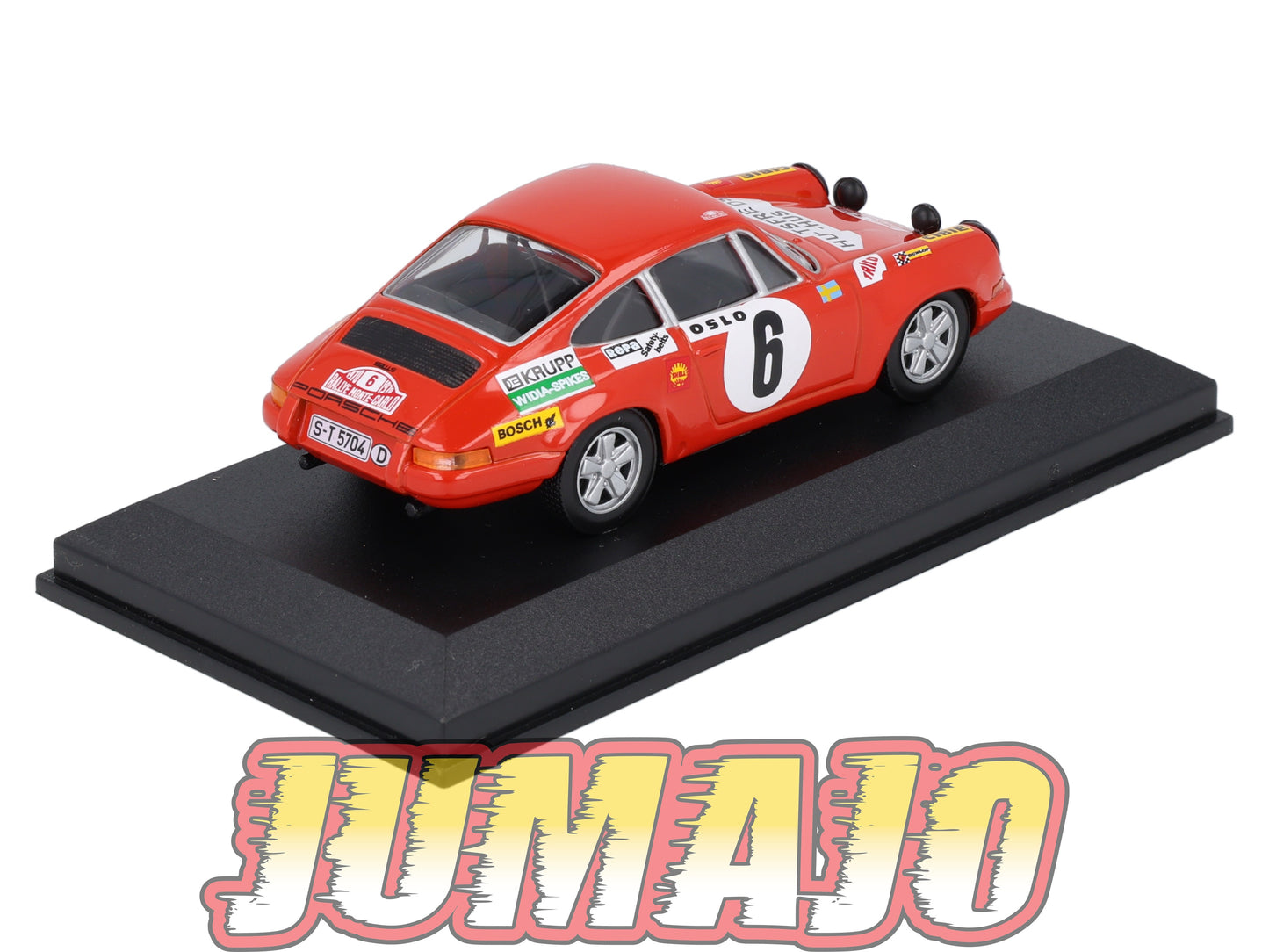 RCA107 Voiture 1/43 IXO Altaya Rallye : PORSCHE 911S 1970 #6 Monte-carlo Waldegard