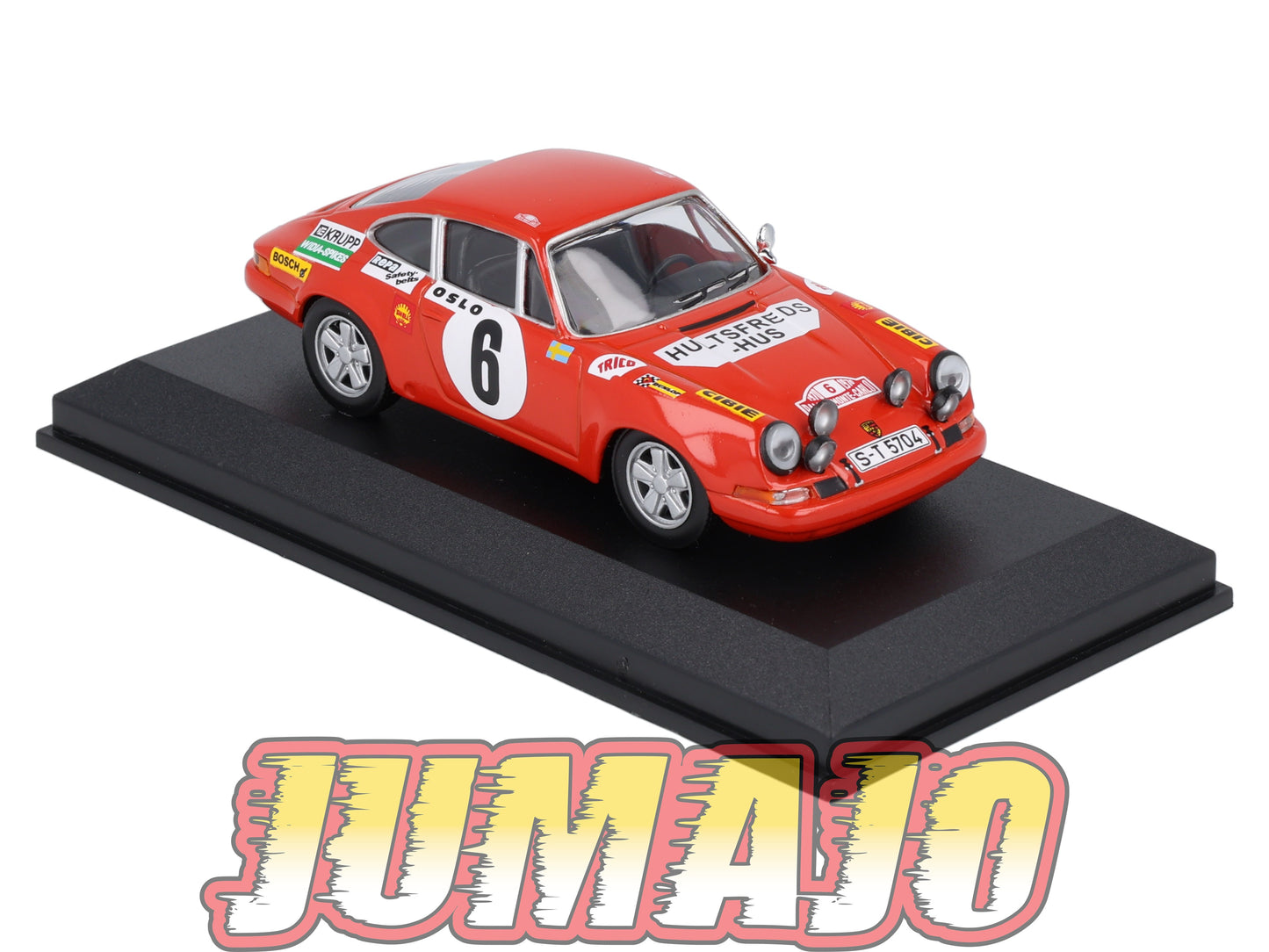 RCA107 Voiture 1/43 IXO Altaya Rallye : PORSCHE 911S 1970 #6 Monte-carlo Waldegard