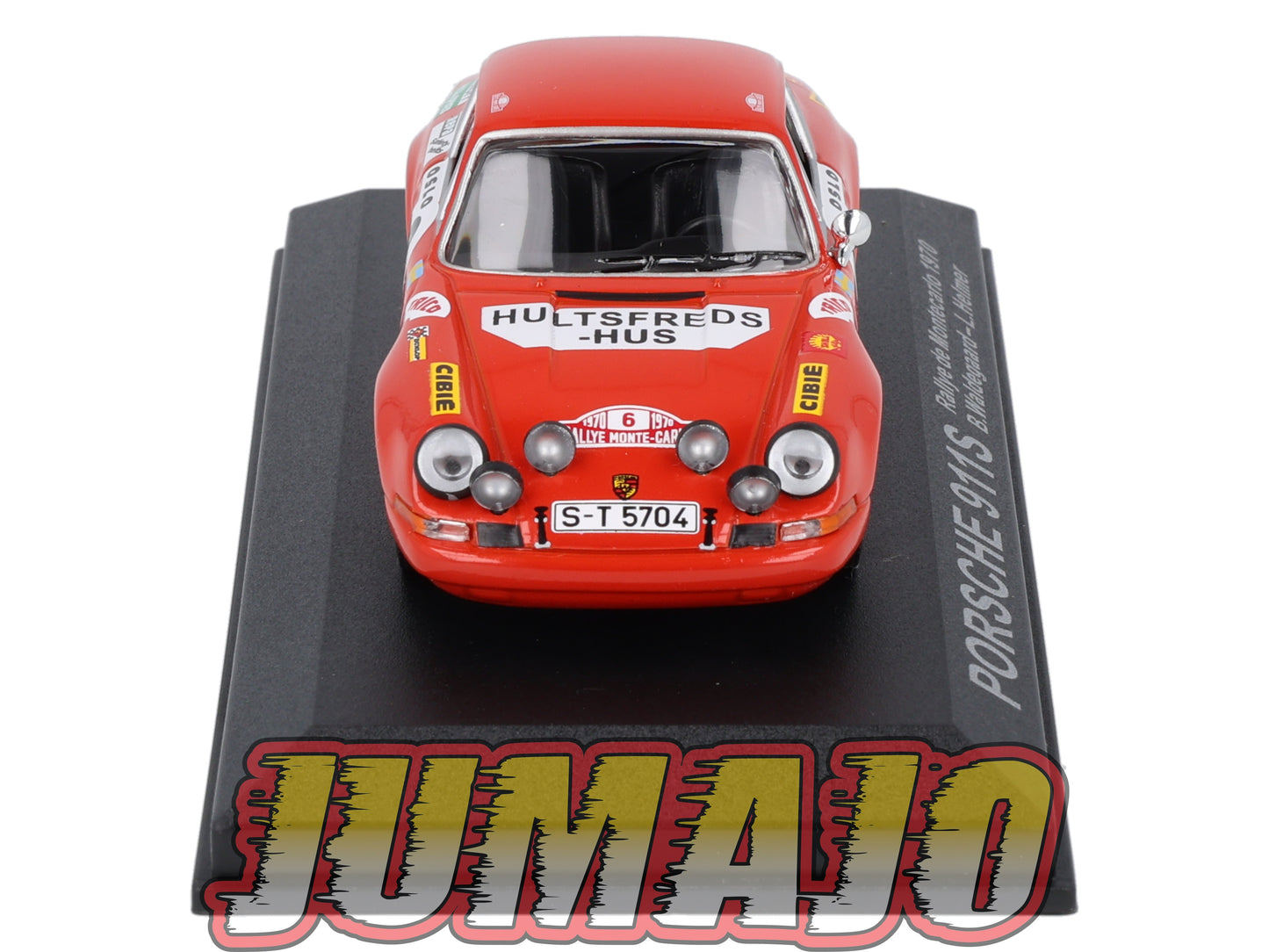 RCA107 Voiture 1/43 IXO Altaya Rallye : PORSCHE 911S 1970 #6 Monte-carlo Waldegard