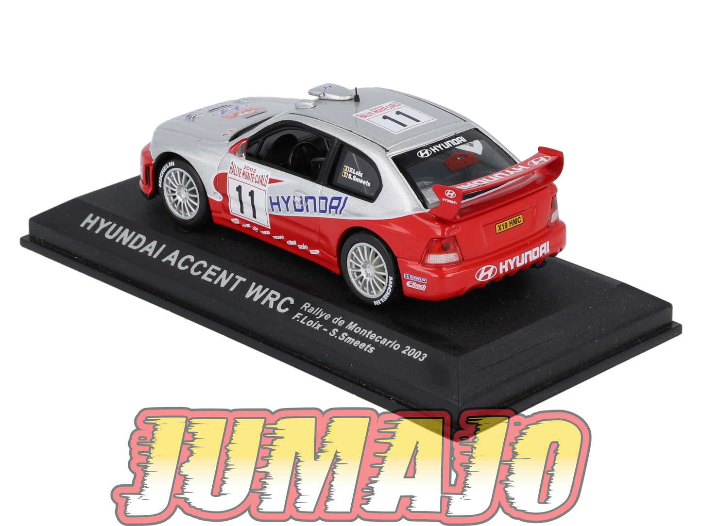 RCA10 voiture 1/43 IXO Altaya Rallye : HYUNDAI Accent WRC 2003 #11 F.Loix