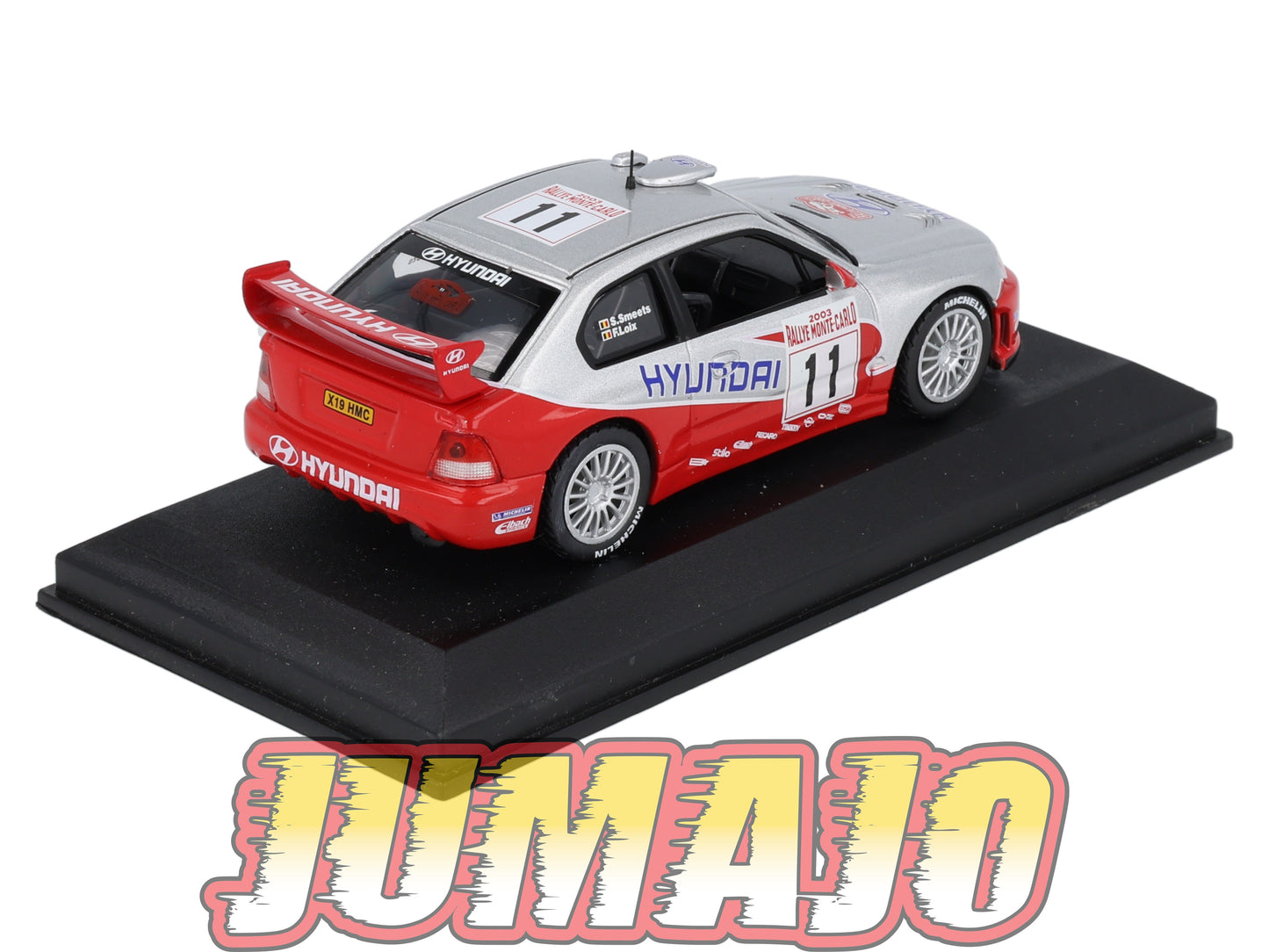 RCA10 voiture 1/43 IXO Altaya Rallye : HYUNDAI Accent WRC 2003 #11 F.Loix