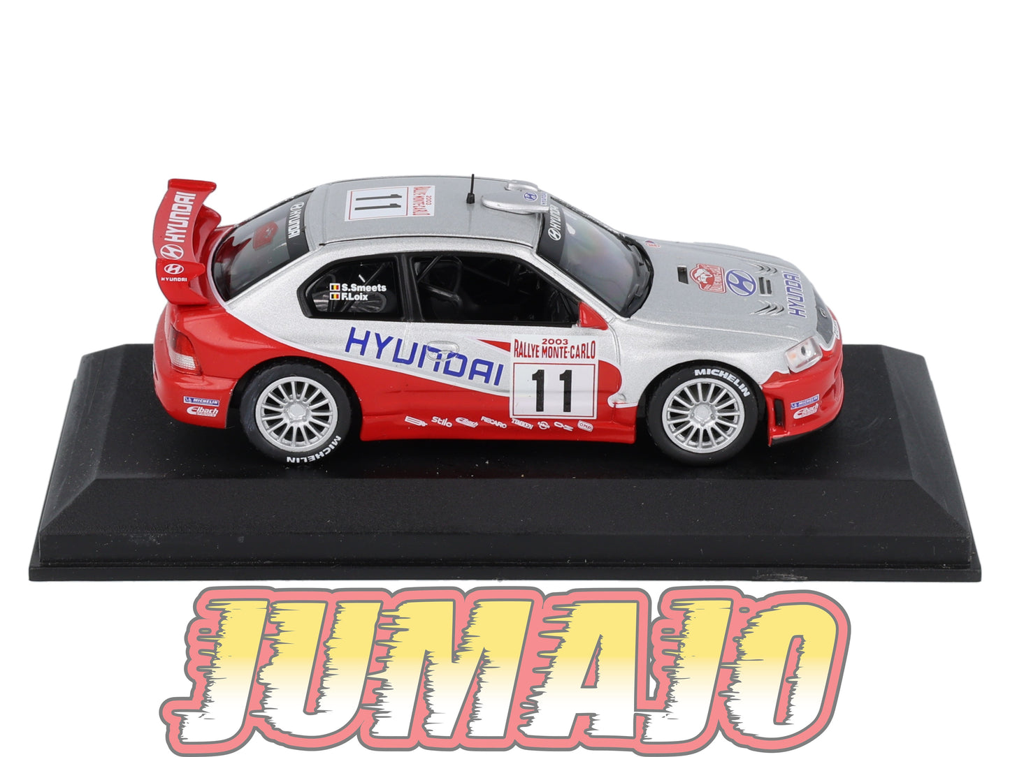 RCA10 voiture 1/43 IXO Altaya Rallye : HYUNDAI Accent WRC 2003 #11 F.Loix