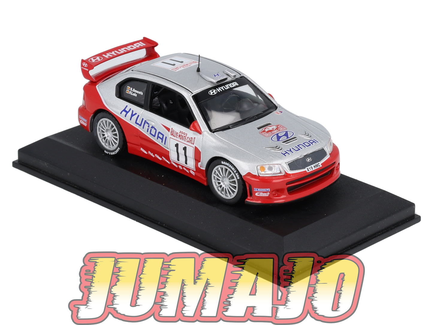 RCA10 voiture 1/43 IXO Altaya Rallye : HYUNDAI Accent WRC 2003 #11 F.Loix