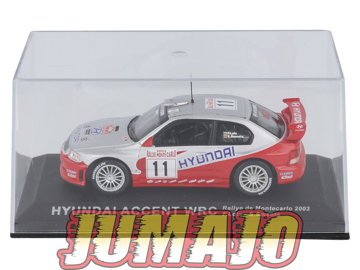 RCA10 voiture 1/43 IXO Altaya Rallye : HYUNDAI Accent WRC 2003 #11 F.Loix