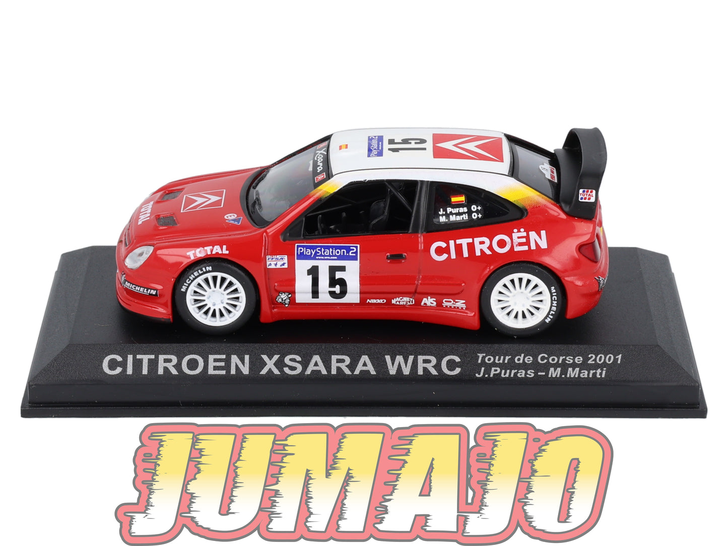 RCA123 voiture 1/43 IXO Altaya Rallye : CITROEN Xsara WRC 2001 #15 J.Puras