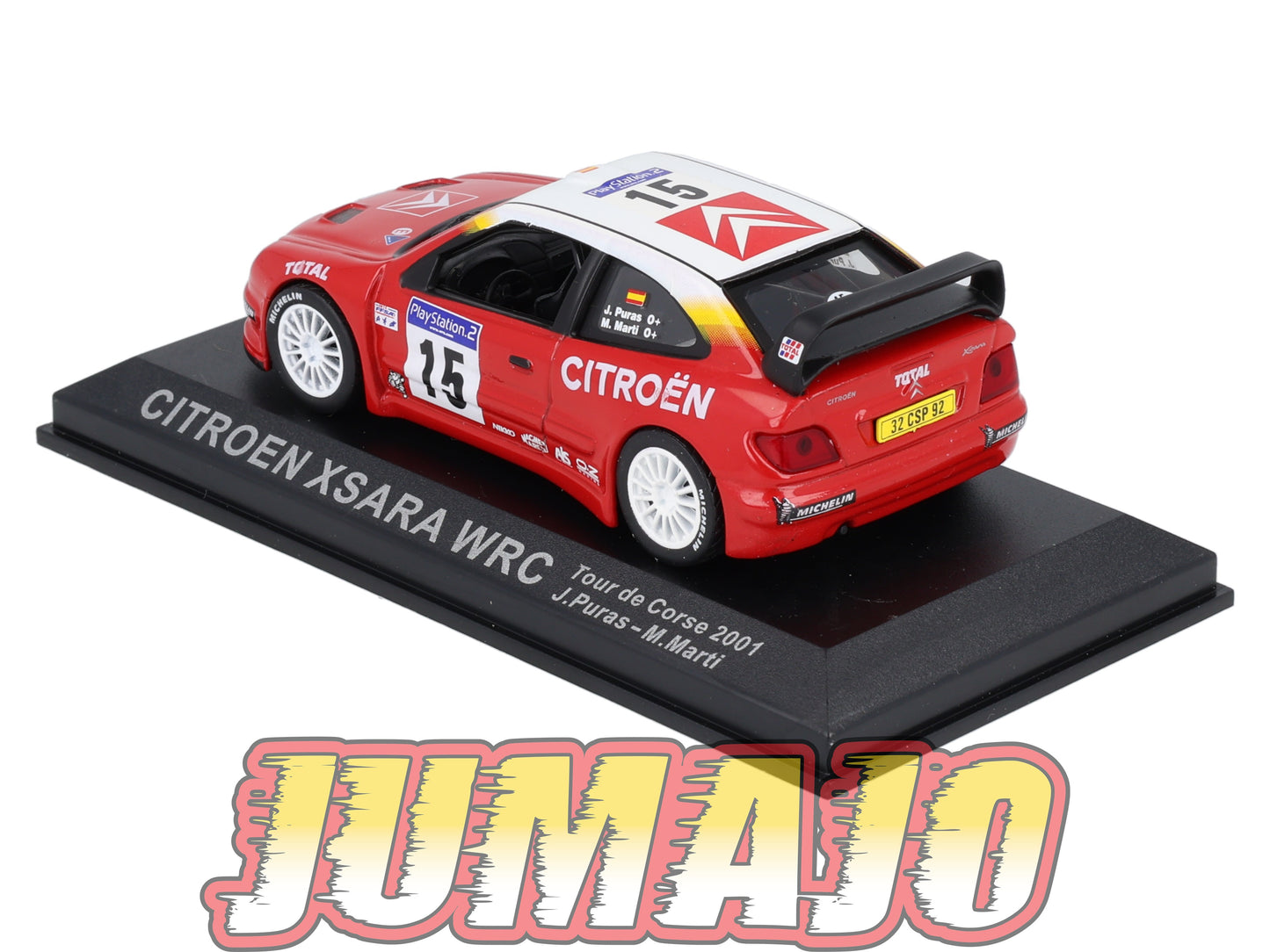 RCA123 voiture 1/43 IXO Altaya Rallye : CITROEN Xsara WRC 2001 #15 J.Puras
