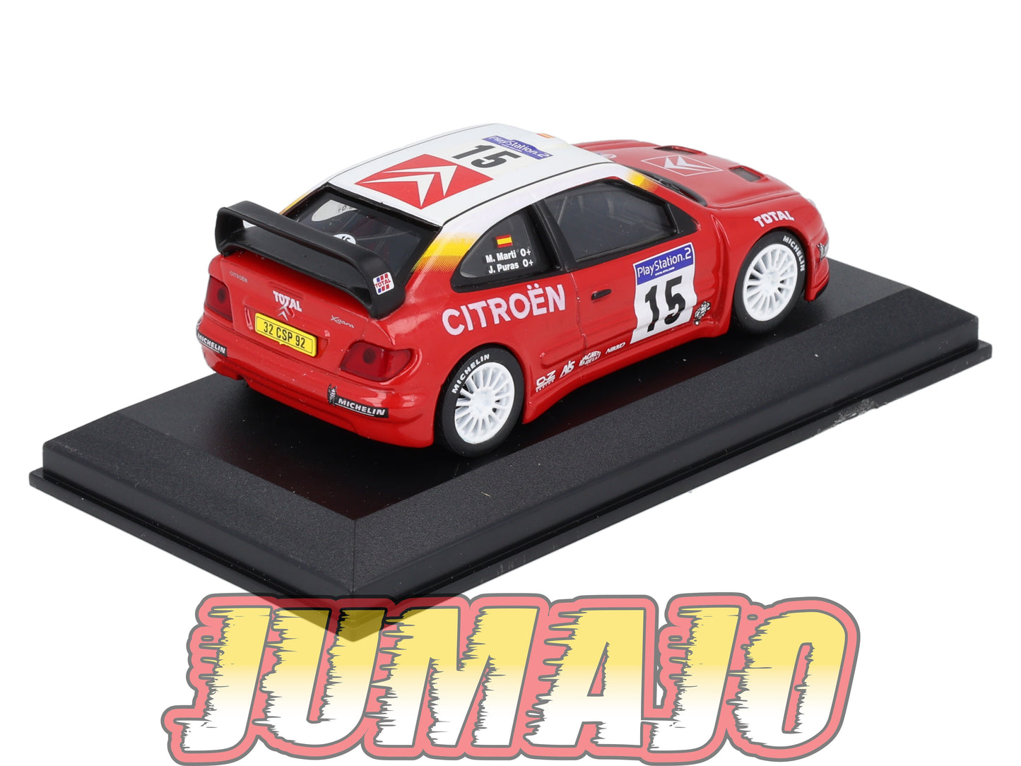 RCA123 voiture 1/43 IXO Altaya Rallye : CITROEN Xsara WRC 2001 #15 J.Puras