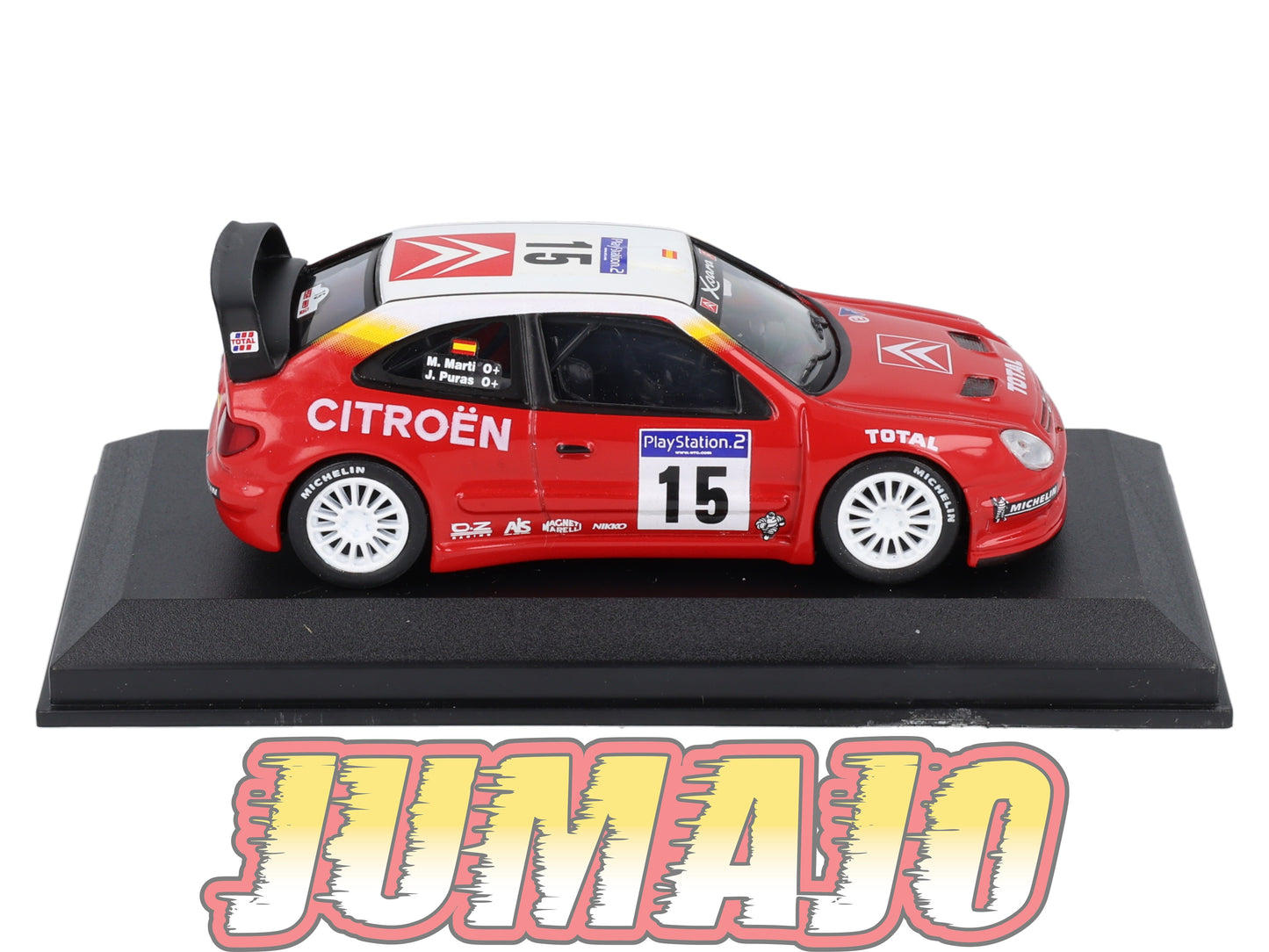 RCA123 voiture 1/43 IXO Altaya Rallye : CITROEN Xsara WRC 2001 #15 J.Puras