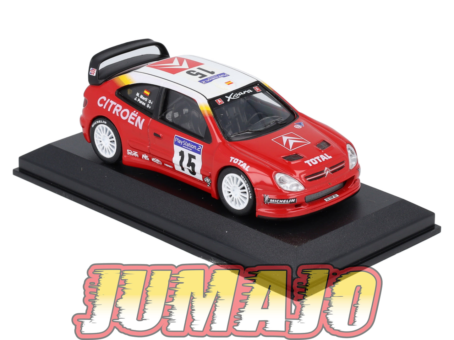 RCA123 voiture 1/43 IXO Altaya Rallye : CITROEN Xsara WRC 2001 #15 J.Puras
