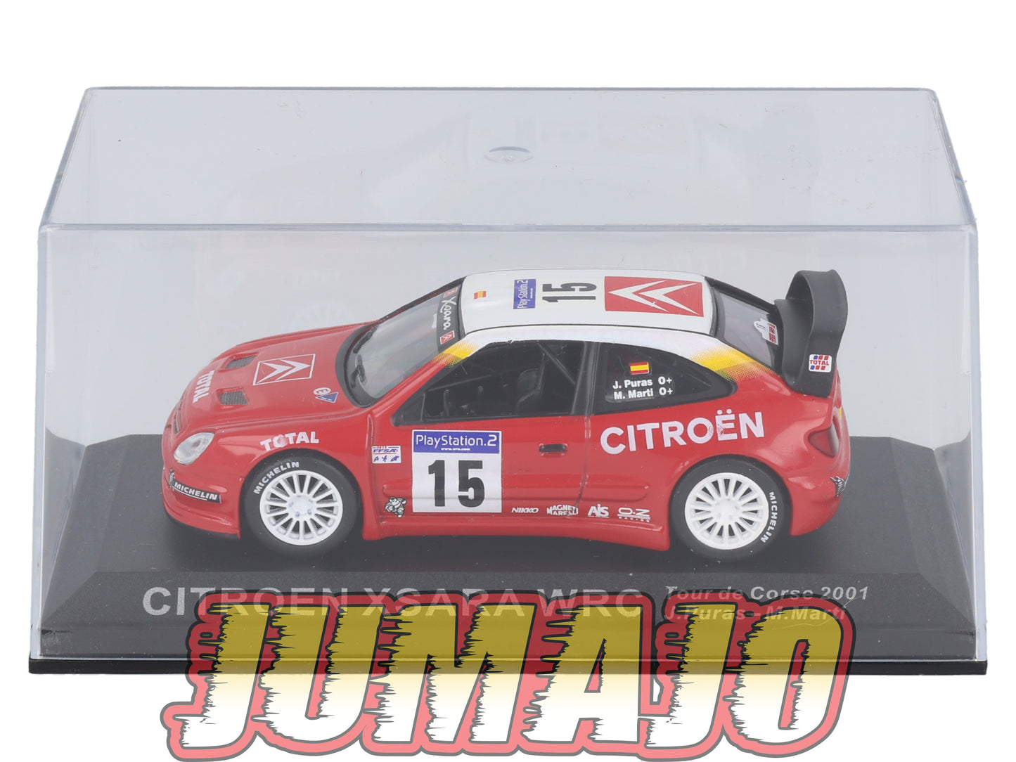 RCA123 voiture 1/43 IXO Altaya Rallye : CITROEN Xsara WRC 2001 #15 J.Puras