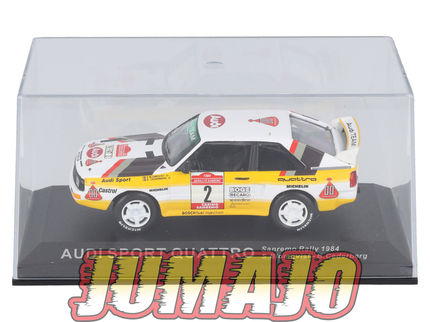 RCA133 voiture 1/43 IXO Altaya Rallye : AUDI Sport Quattro 1984 #2 S.Blomqvist