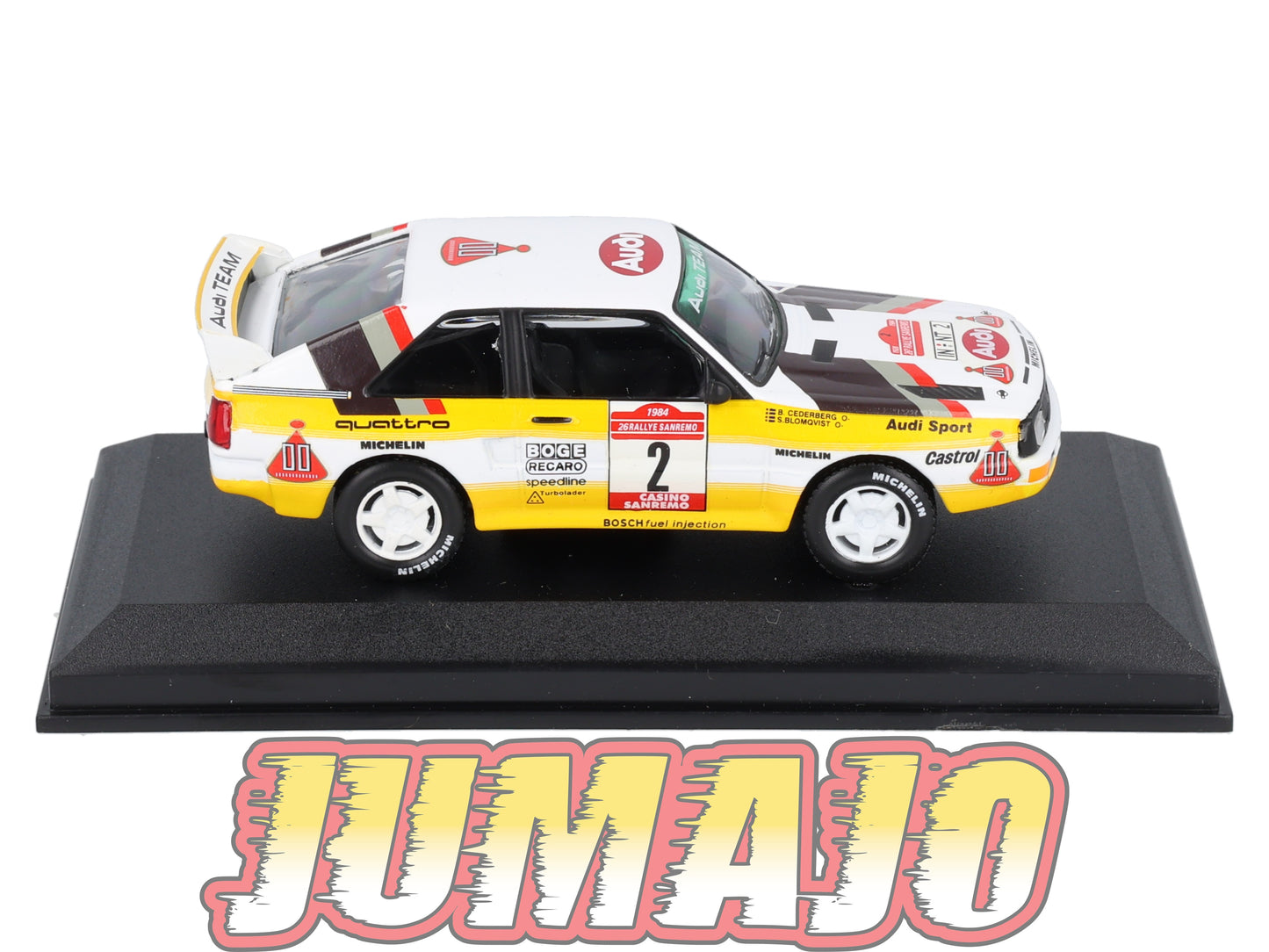 RCA133 voiture 1/43 IXO Altaya Rallye : AUDI Sport Quattro 1984 #2 S.Blomqvist