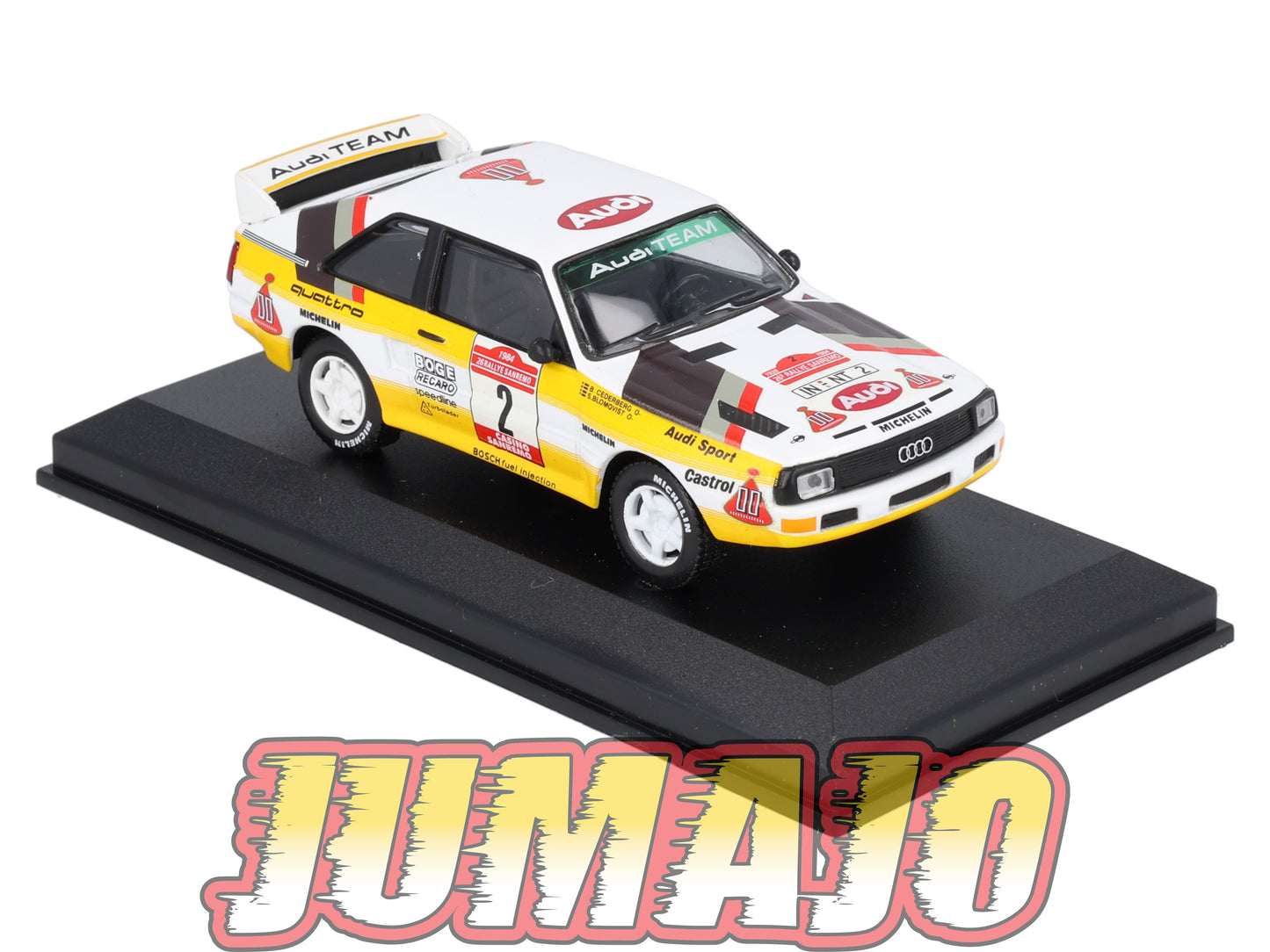 RCA133 voiture 1/43 IXO Altaya Rallye : AUDI Sport Quattro 1984 #2 S.Blomqvist