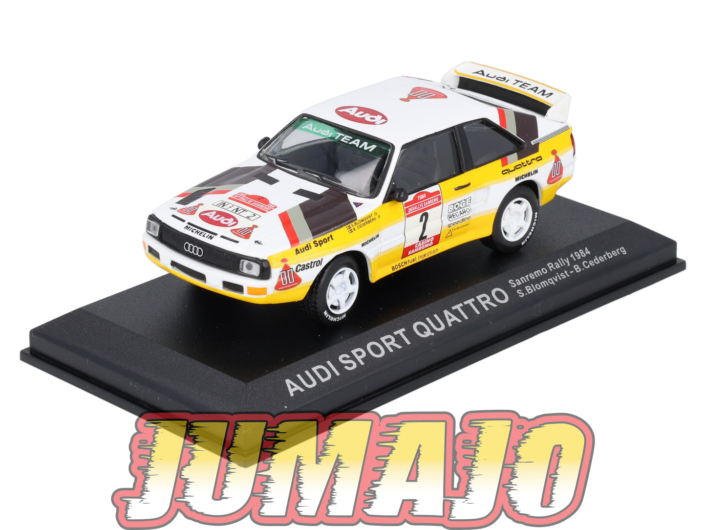 RCA133 voiture 1/43 IXO Altaya Rallye : AUDI Sport Quattro 1984 #2 S.Blomqvist