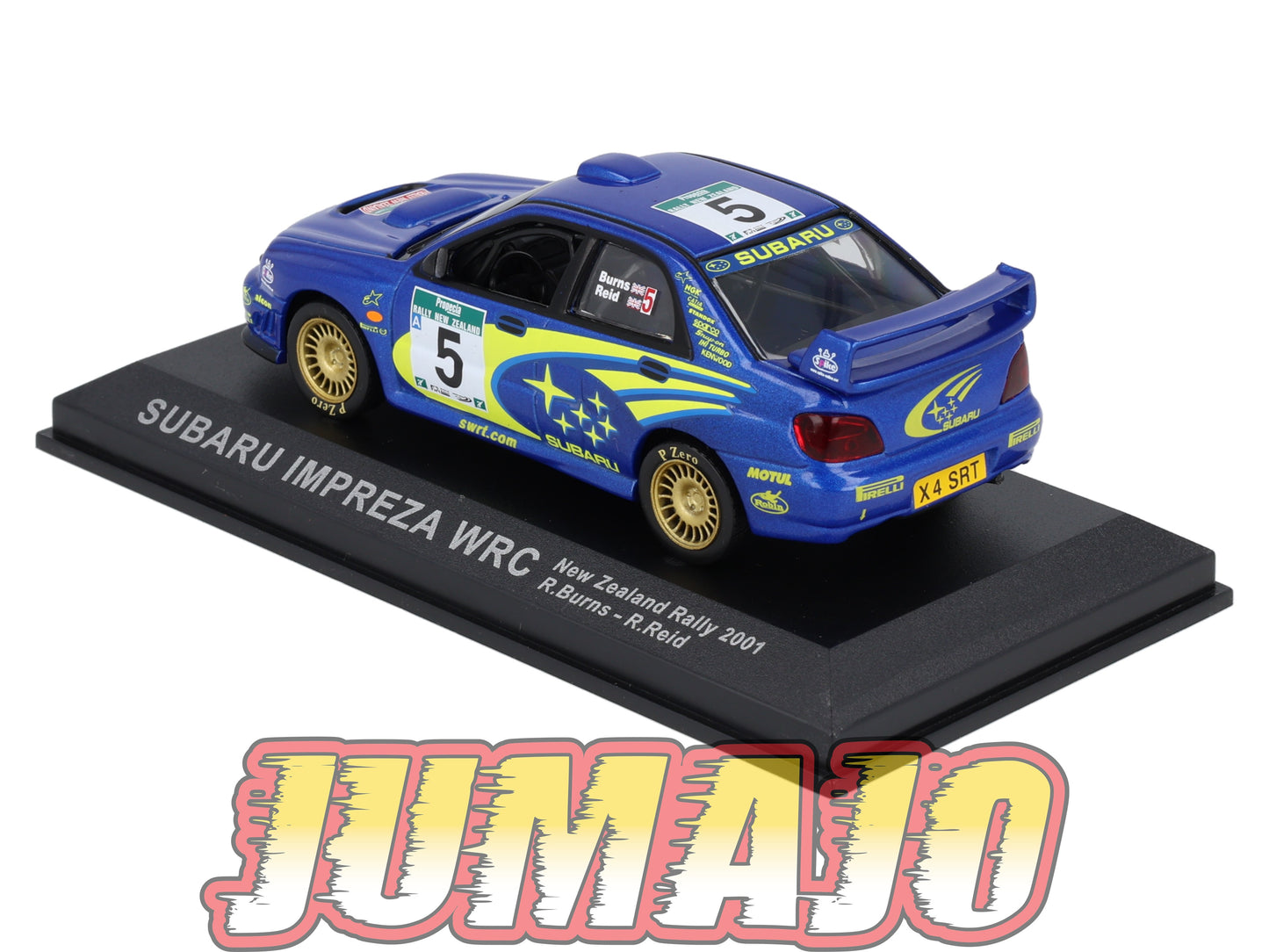 RCA136 voiture 1/43 IXO Altaya Rallye : SUBARU Impreza WRC 2001 #5 R.Burns