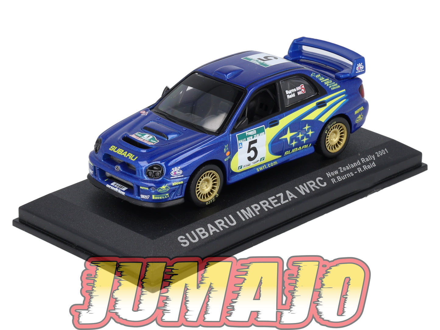 RCA136 voiture 1/43 IXO Altaya Rallye : SUBARU Impreza WRC 2001 #5 R.Burns