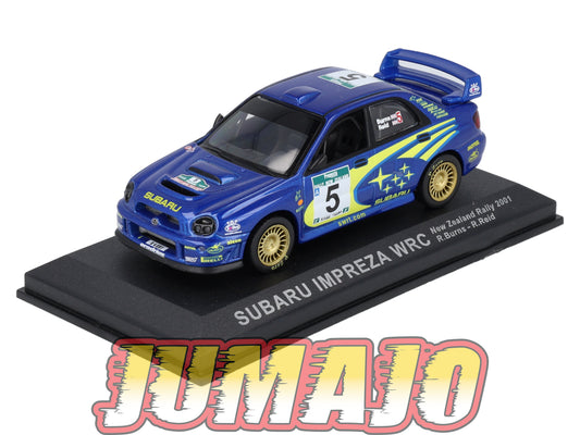 RCA136 voiture 1/43 IXO Altaya Rallye : SUBARU Impreza WRC 2001 #5 R.Burns