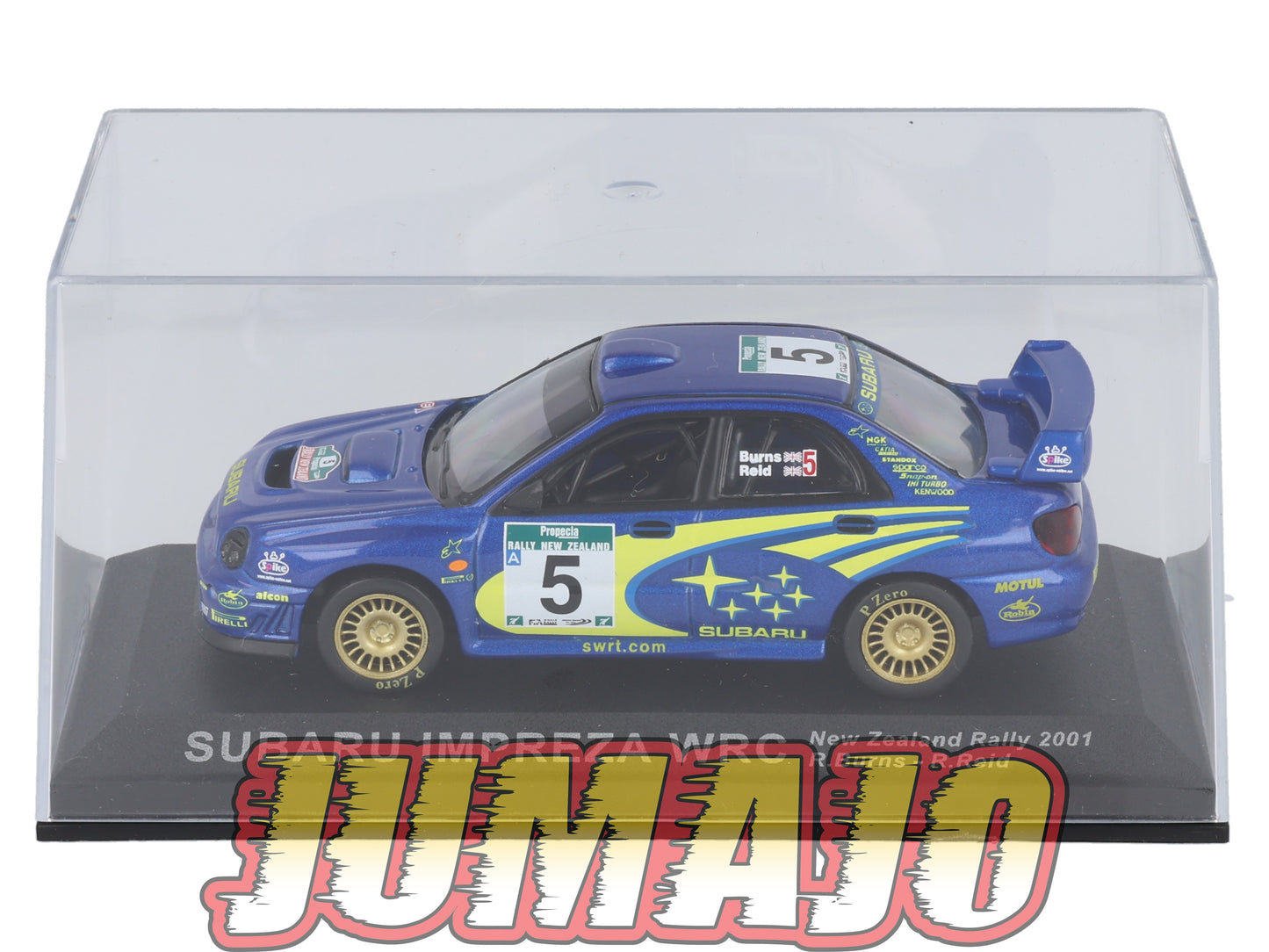 RCA136 voiture 1/43 IXO Altaya Rallye : SUBARU Impreza WRC 2001 #5 R.Burns