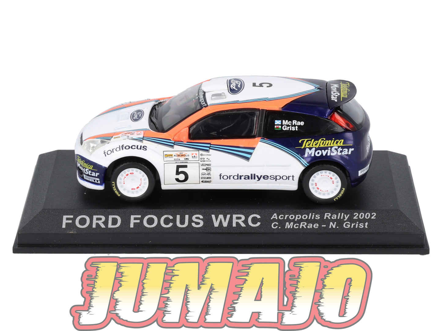 RCA140 voiture 1/43 IXO Altaya Rallye : FORD Focus WRC 2002 #5 C.McRae