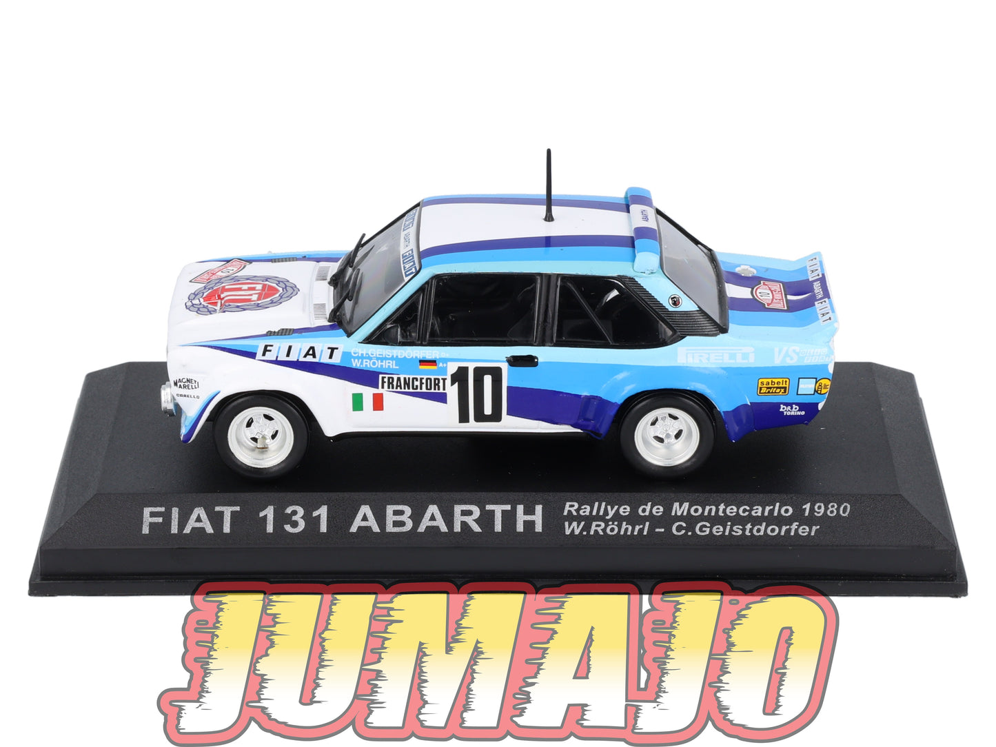 RCA144 Voiture 1/43 IXO Altaya Rallye : FIAT 131 Abarth 1980 #10 W.Röhrl