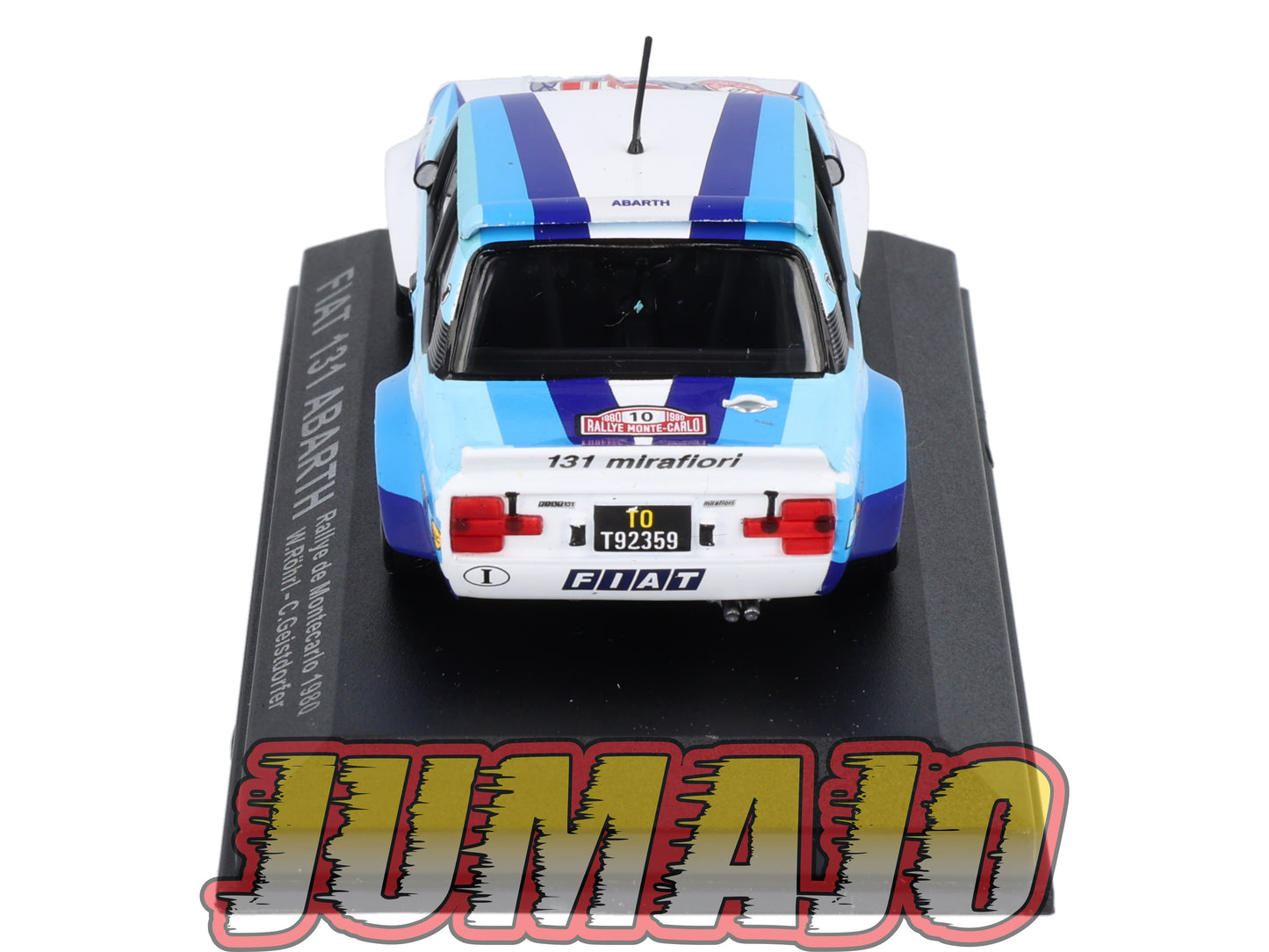 RCA144 Voiture 1/43 IXO Altaya Rallye : FIAT 131 Abarth 1980 #10 W.Röhrl