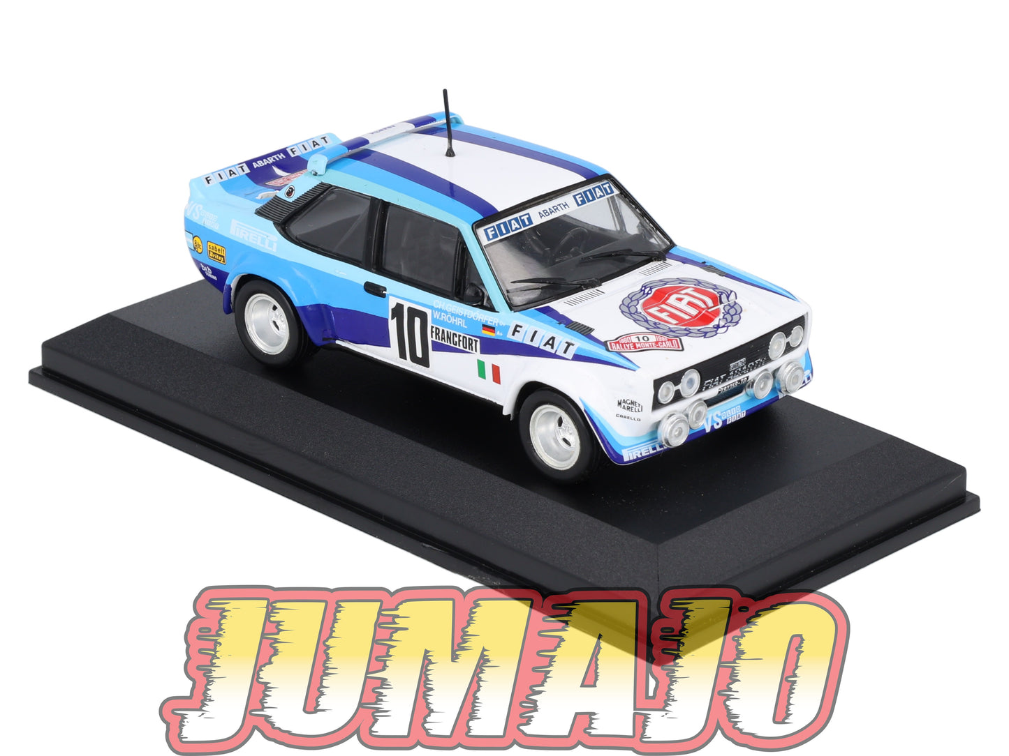 RCA144 Voiture 1/43 IXO Altaya Rallye : FIAT 131 Abarth 1980 #10 W.Röhrl