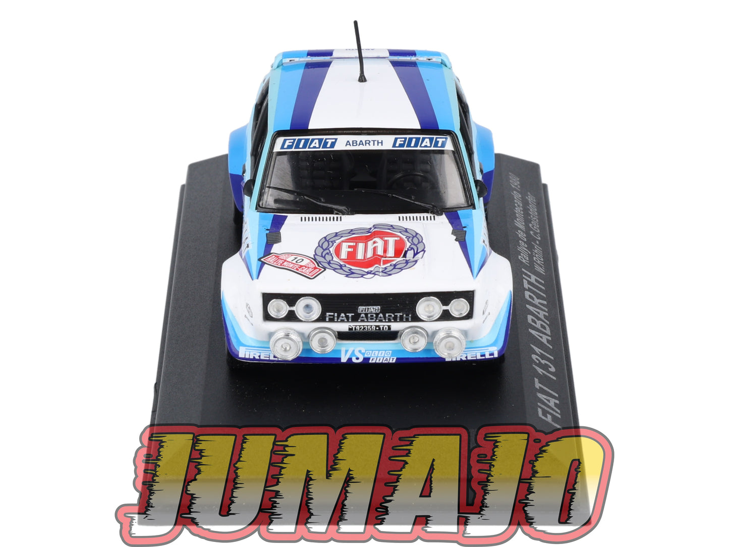 RCA144 Voiture 1/43 IXO Altaya Rallye : FIAT 131 Abarth 1980 #10 W.Röhrl