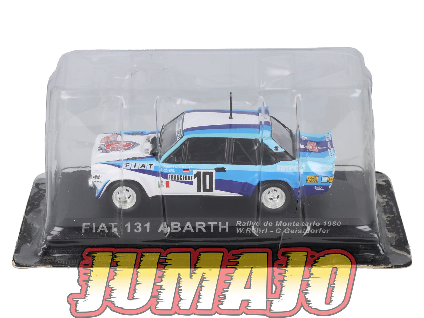 RCA144 Voiture 1/43 IXO Altaya Rallye : FIAT 131 Abarth 1980 #10 W.Röhrl