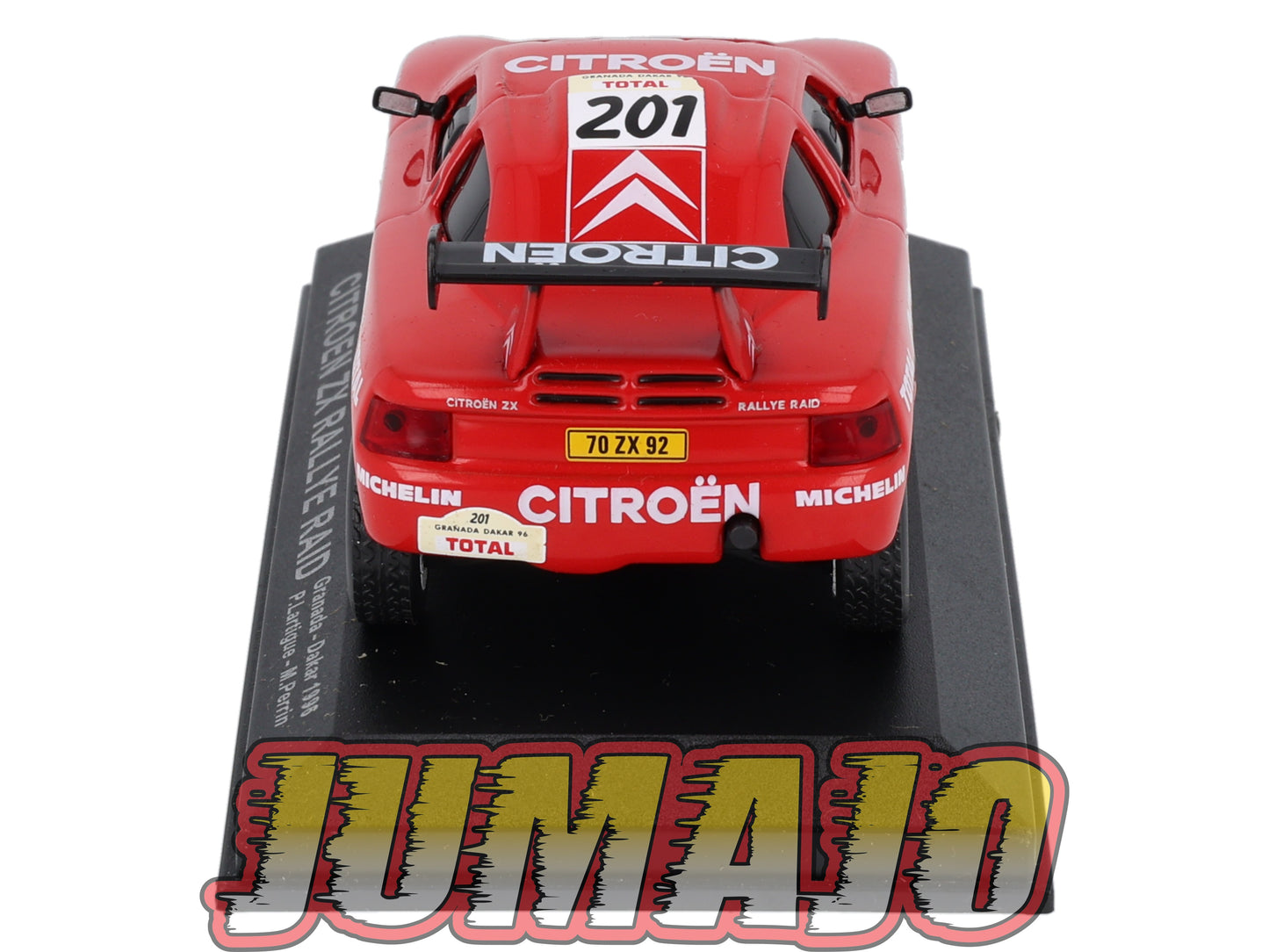 RCA145 voiture 1/43 IXO Altaya Rallye CITROEN ZX RAID Winner 1996 #201 P.Lartigue