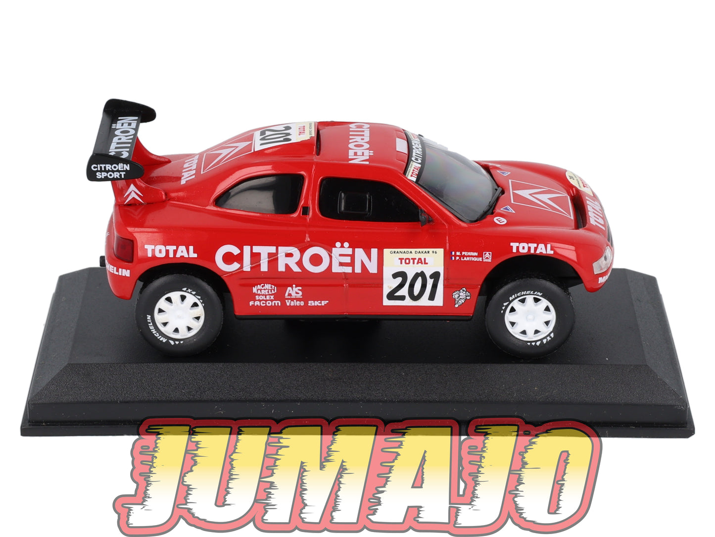 RCA145 voiture 1/43 IXO Altaya Rallye CITROEN ZX RAID Winner 1996 #201 P.Lartigue